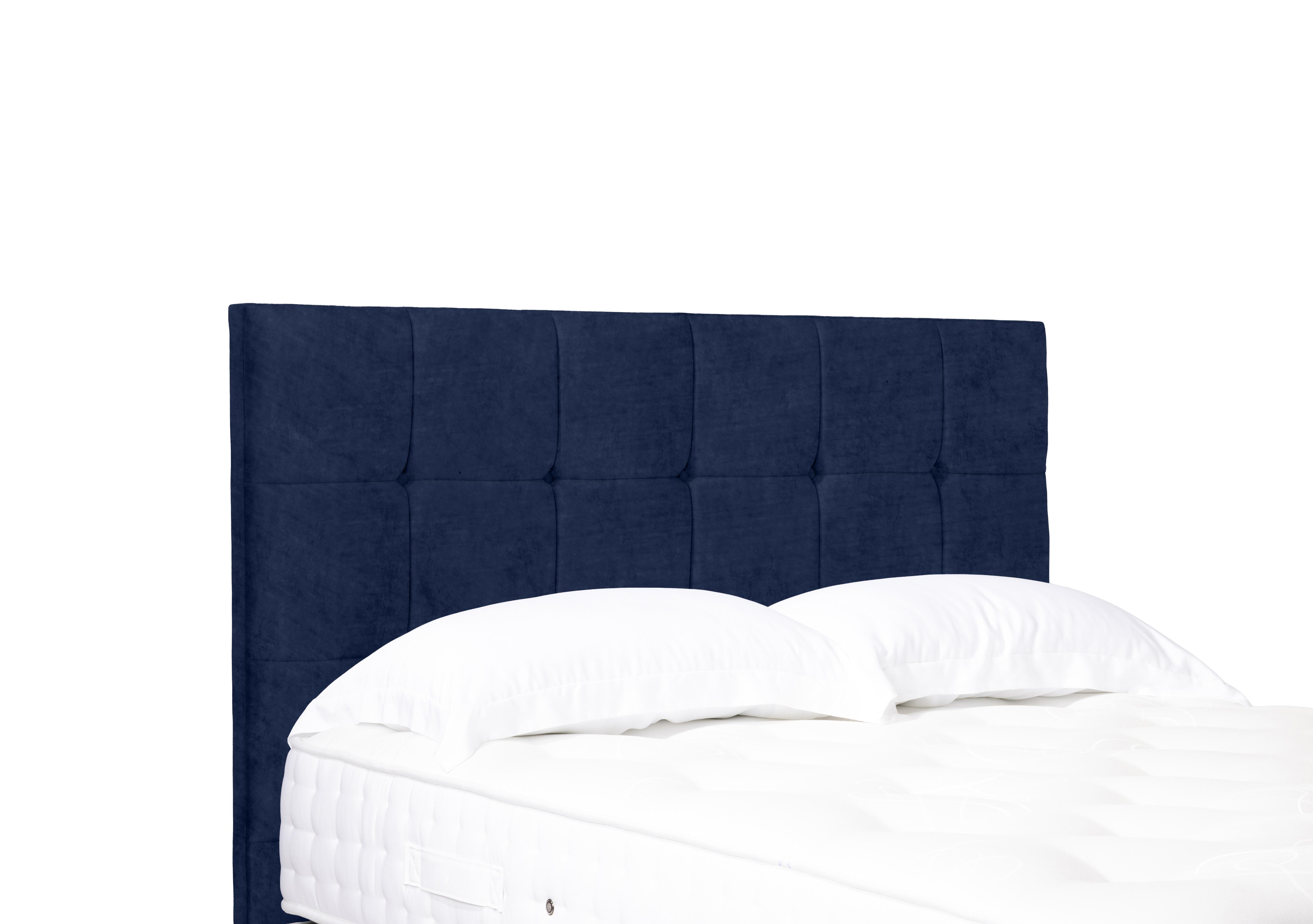 Artisan Collection Kaito Standard Floor Standing Headboard in Aston Navy on Furniture Village