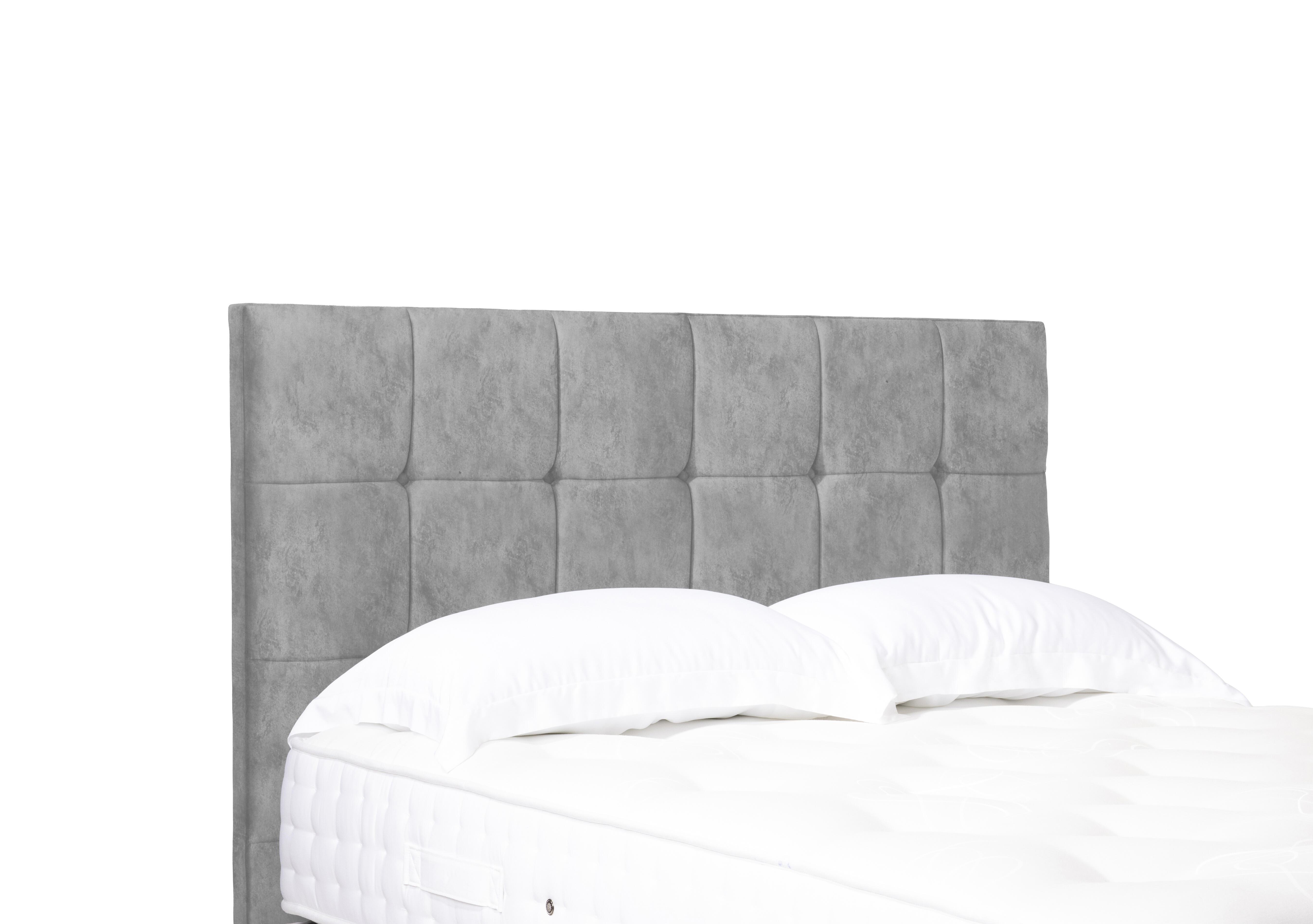 Artisan Collection Kaito Standard Floor Standing Headboard in Dapple Sterling on Furniture Village