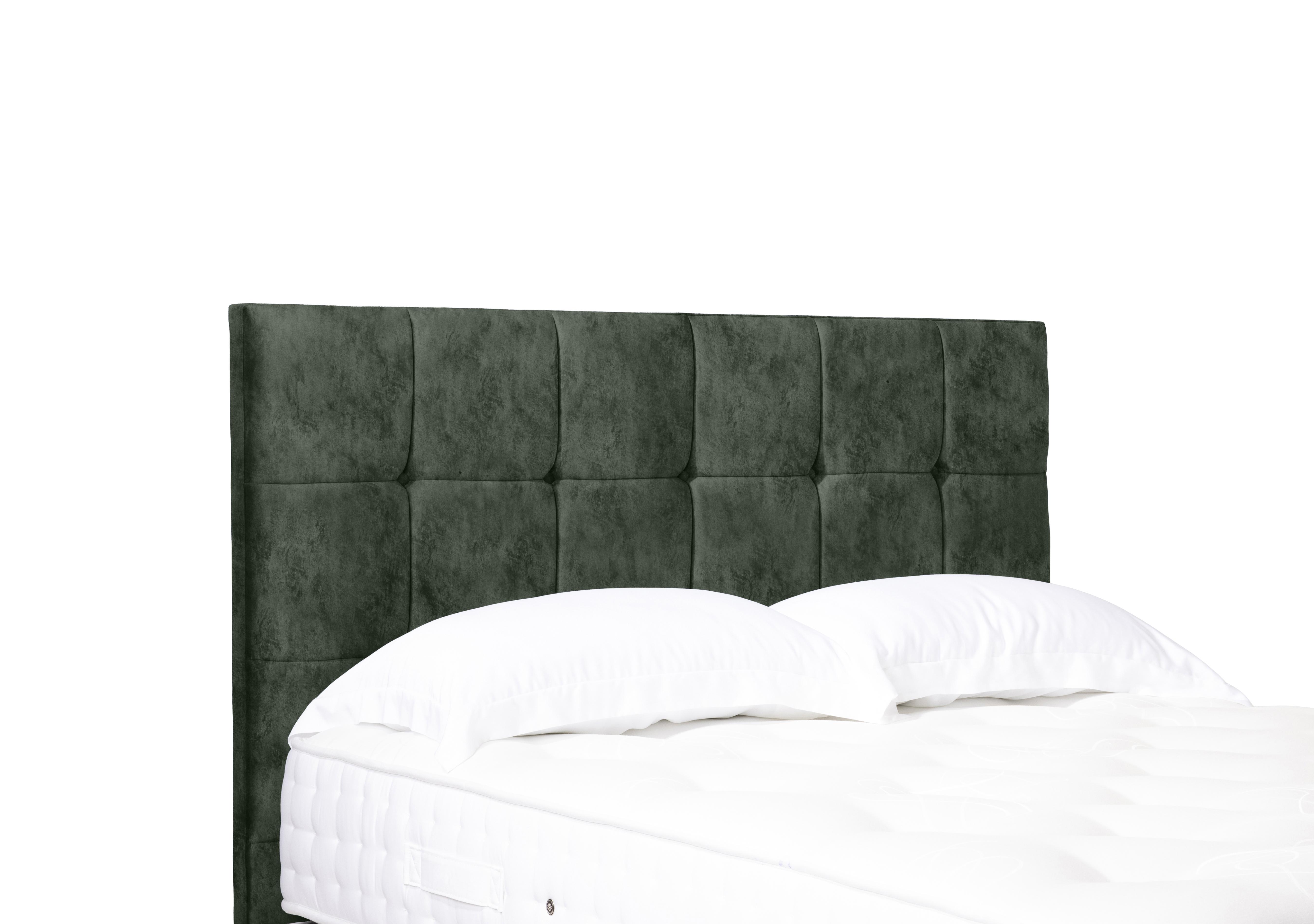 Artisan Collection Kaito Standard Floor Standing Headboard in Daytona Moss on Furniture Village