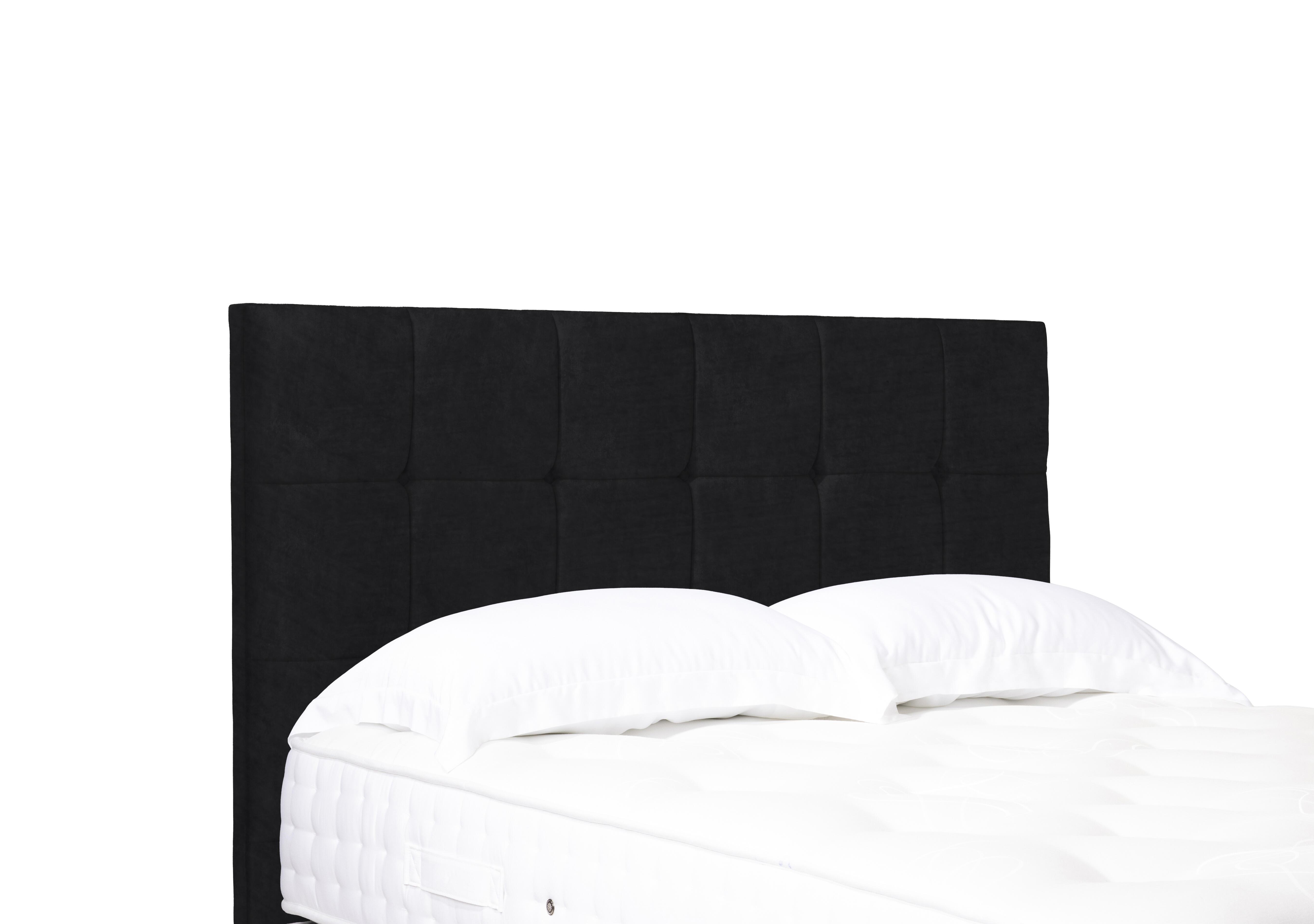 Artisan Collection Kaito Standard Floor Standing Headboard in Plush Ebony on Furniture Village