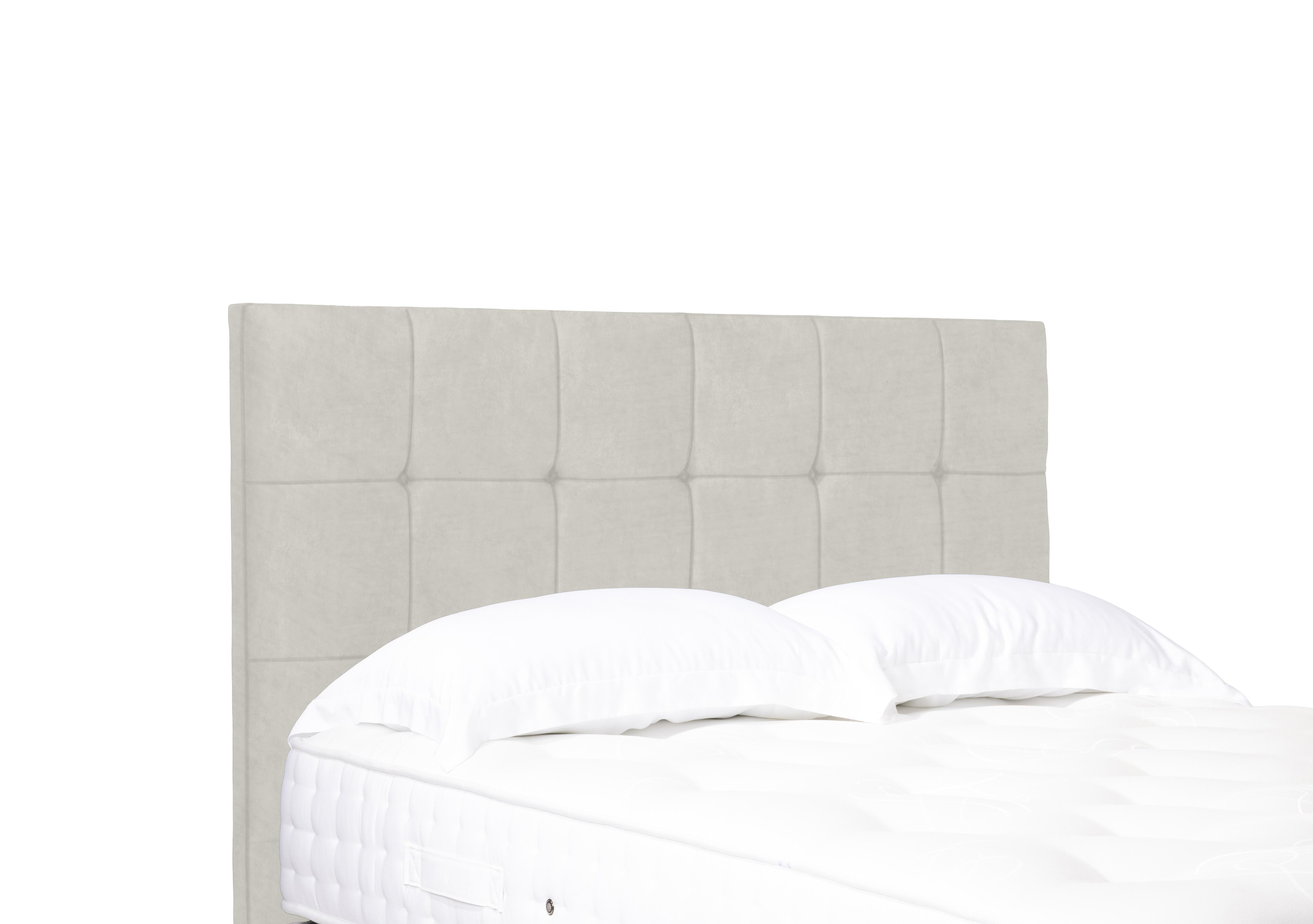 Artisan Collection Kaito Standard Floor Standing Headboard in Plush Ecru on Furniture Village