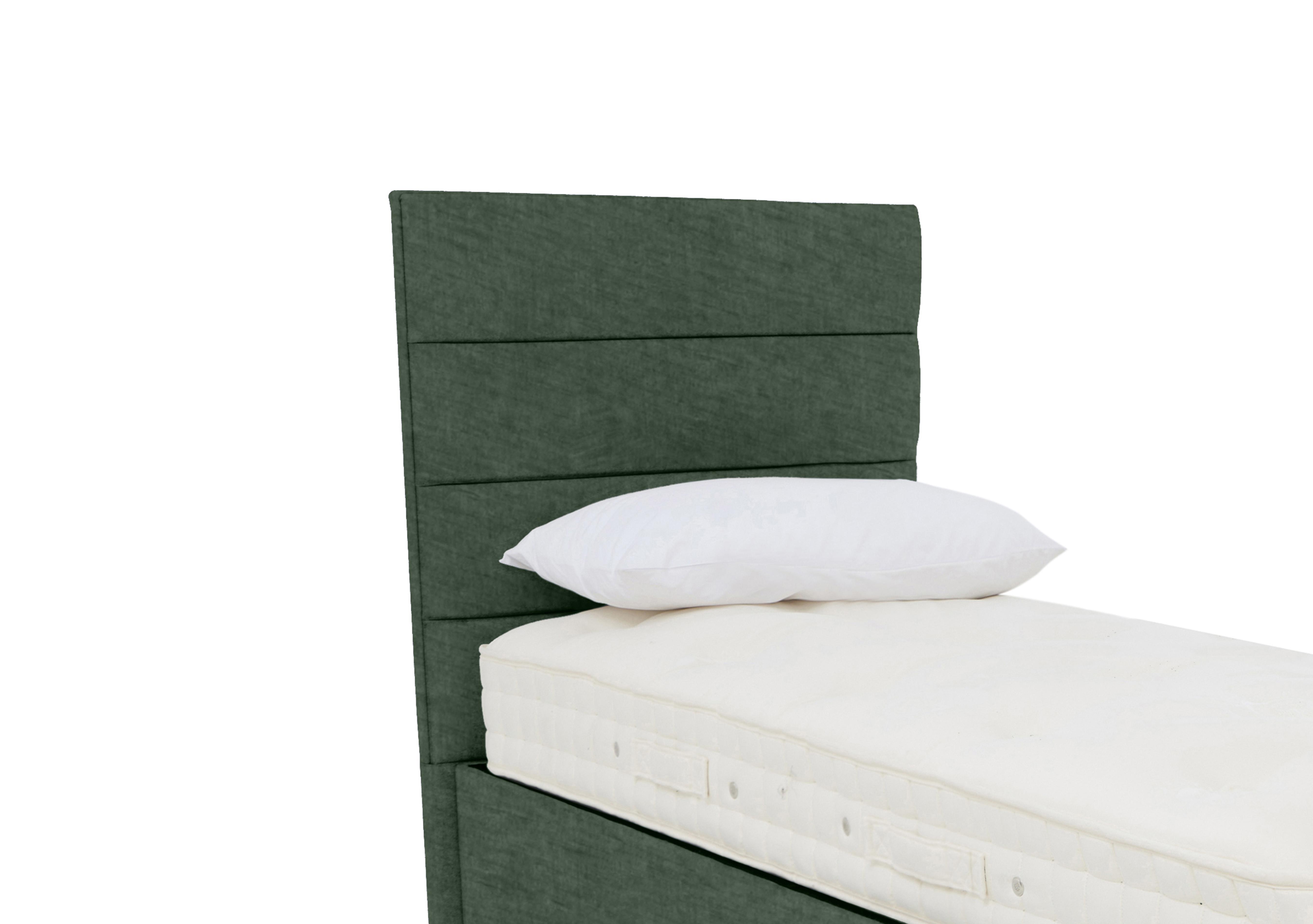 Natsu Floor Standing Headboard in 502 Tormaline Green on Furniture Village