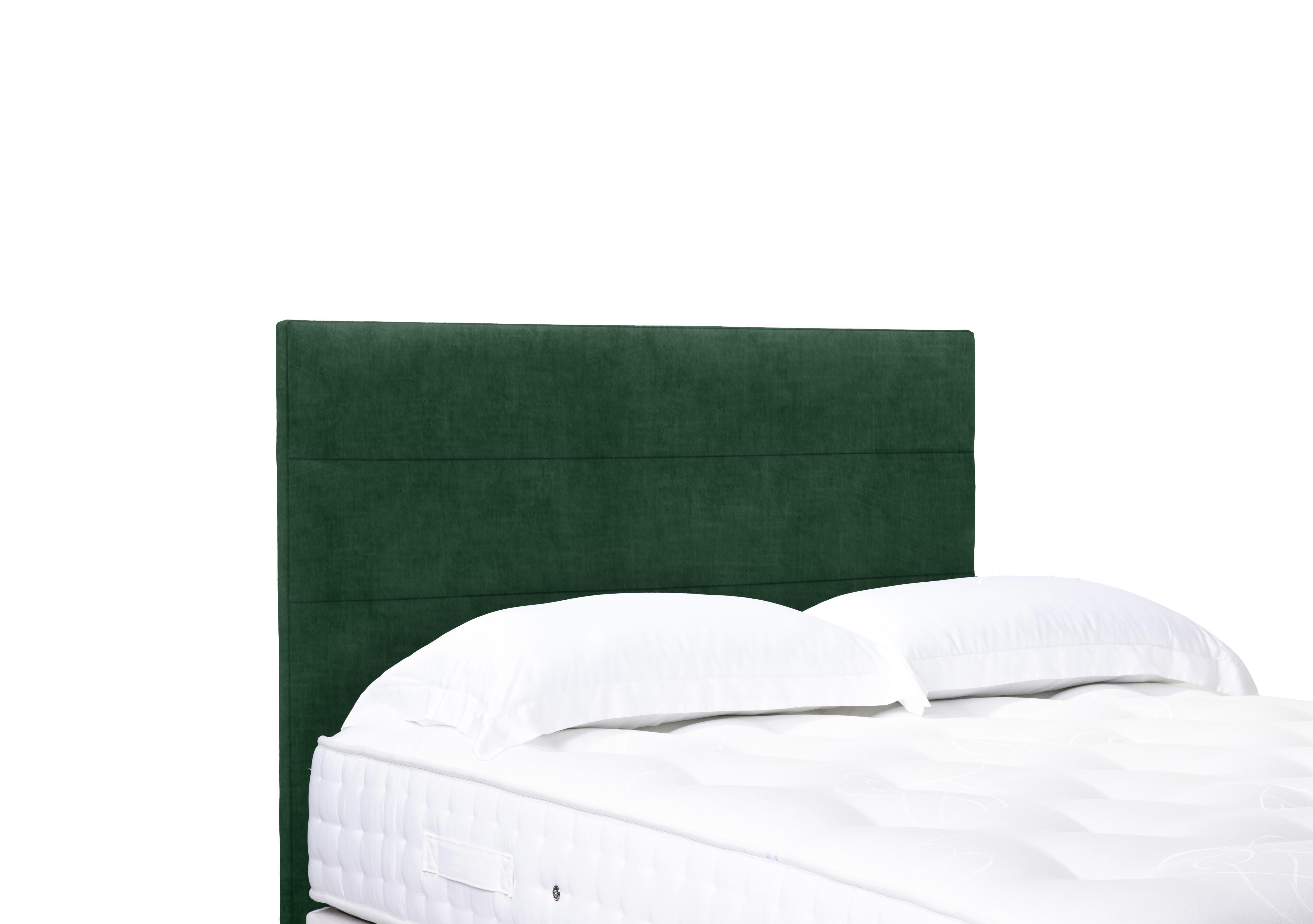 Natsu Standard Floor Standing Headboard in 502 Tormaline Green on Furniture Village