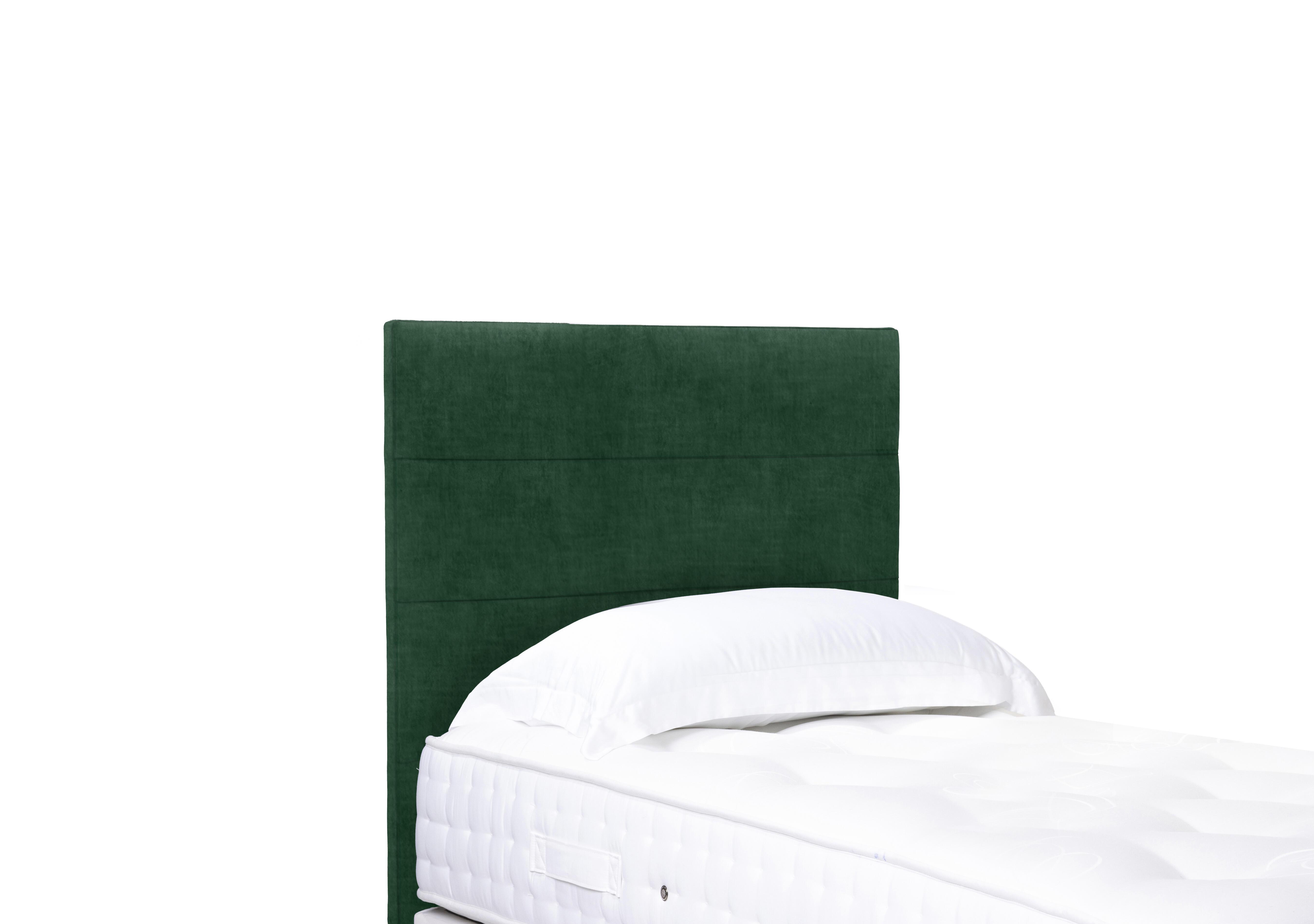 Natsu Standard Floor Standing Headboard in 502 Tormaline Green on Furniture Village