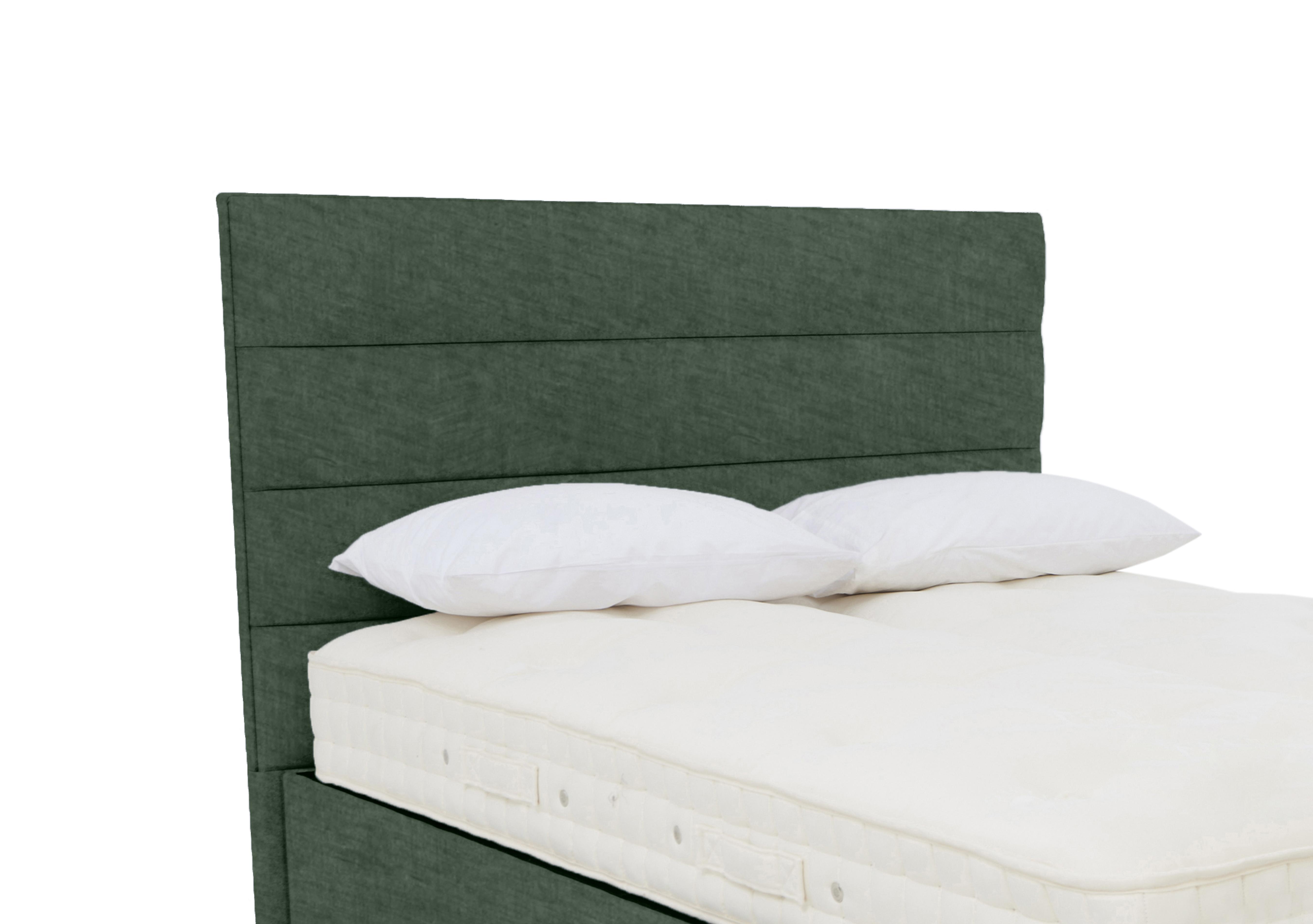 Natsu Floor Standing Headboard in 502 Tormaline Green on Furniture Village