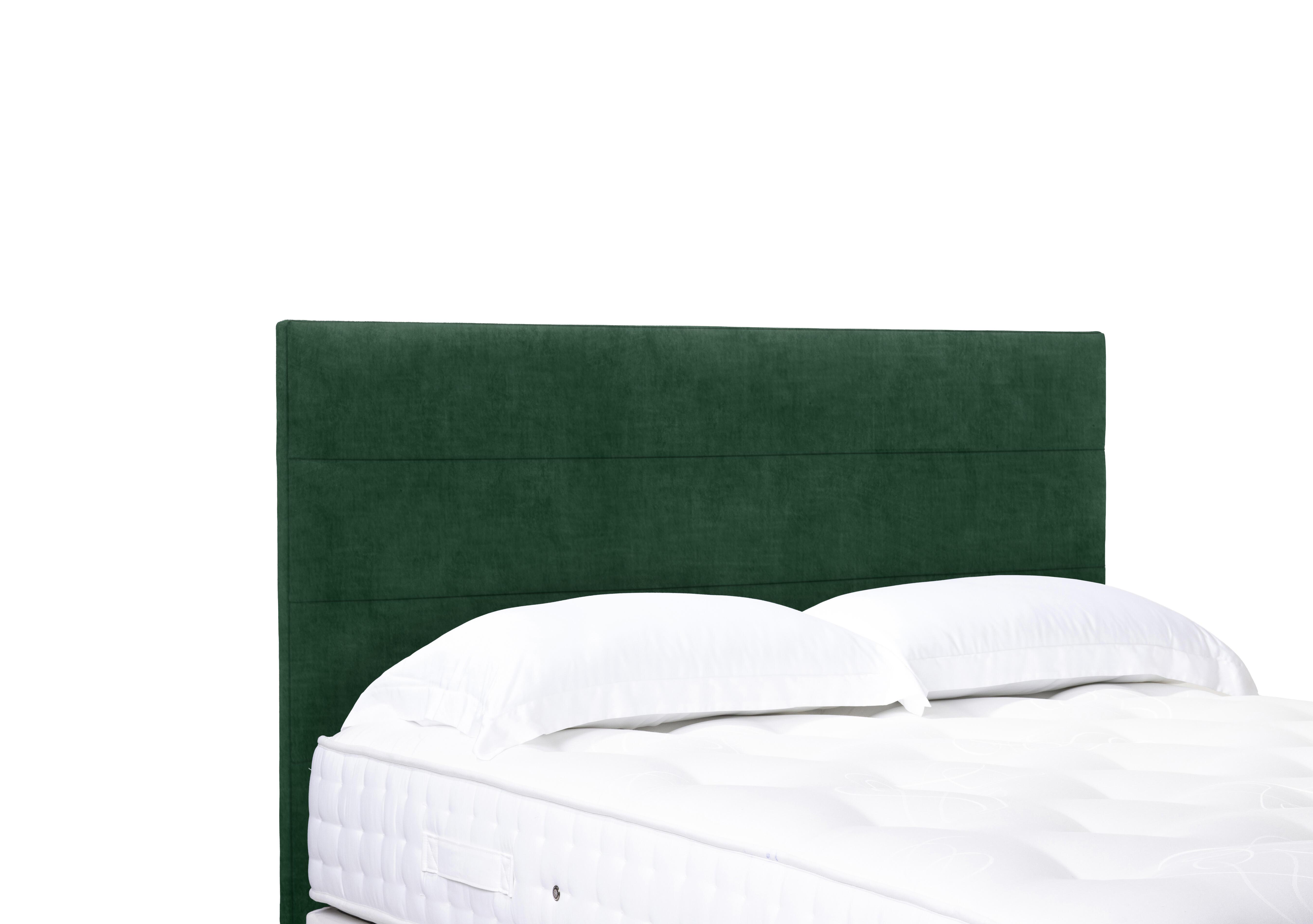 Natsu Standard Floor Standing Headboard in 502 Tormaline Green on Furniture Village