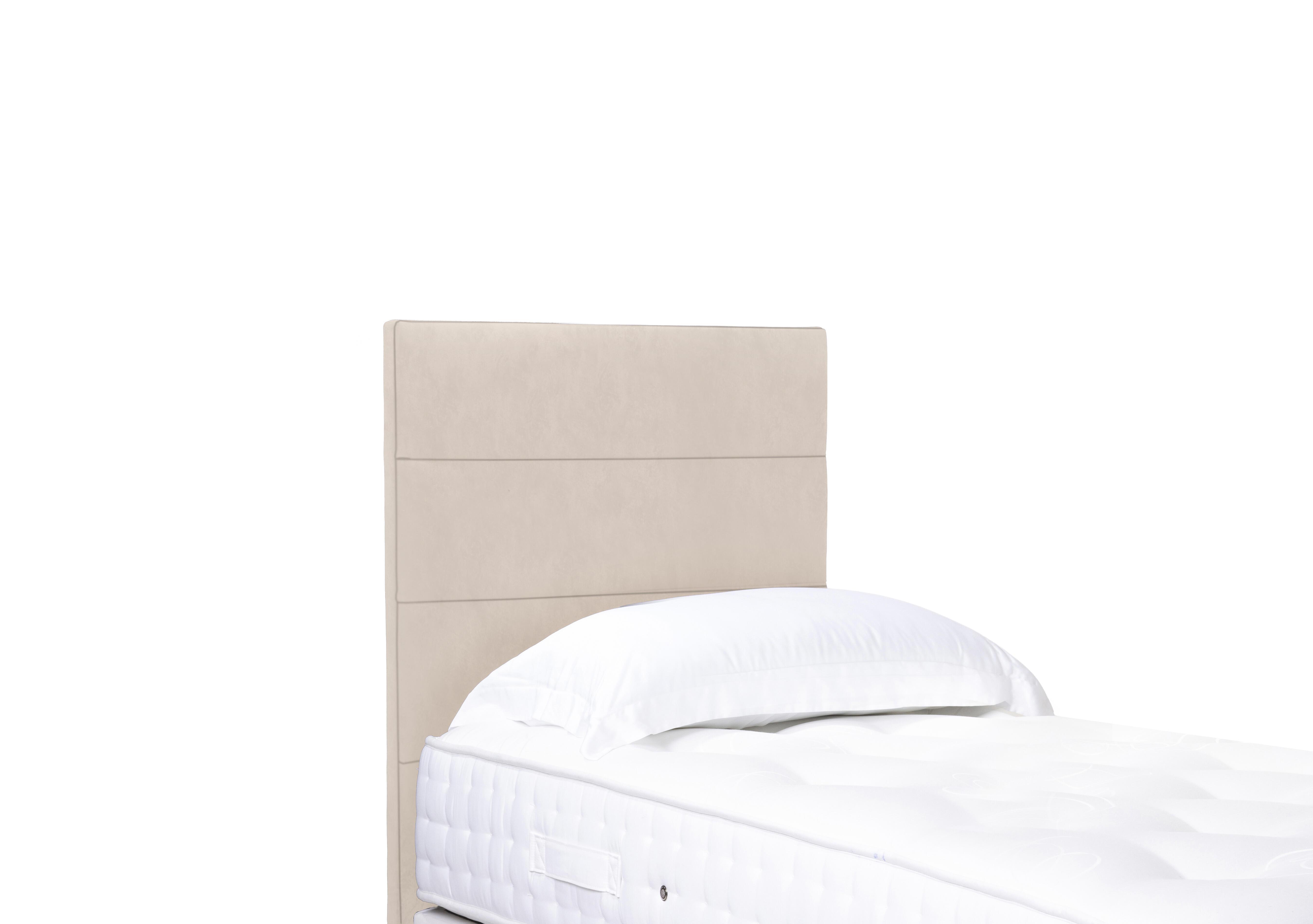 Natsu Standard Floor Standing Headboard in 901 Sandstone Pearl on Furniture Village