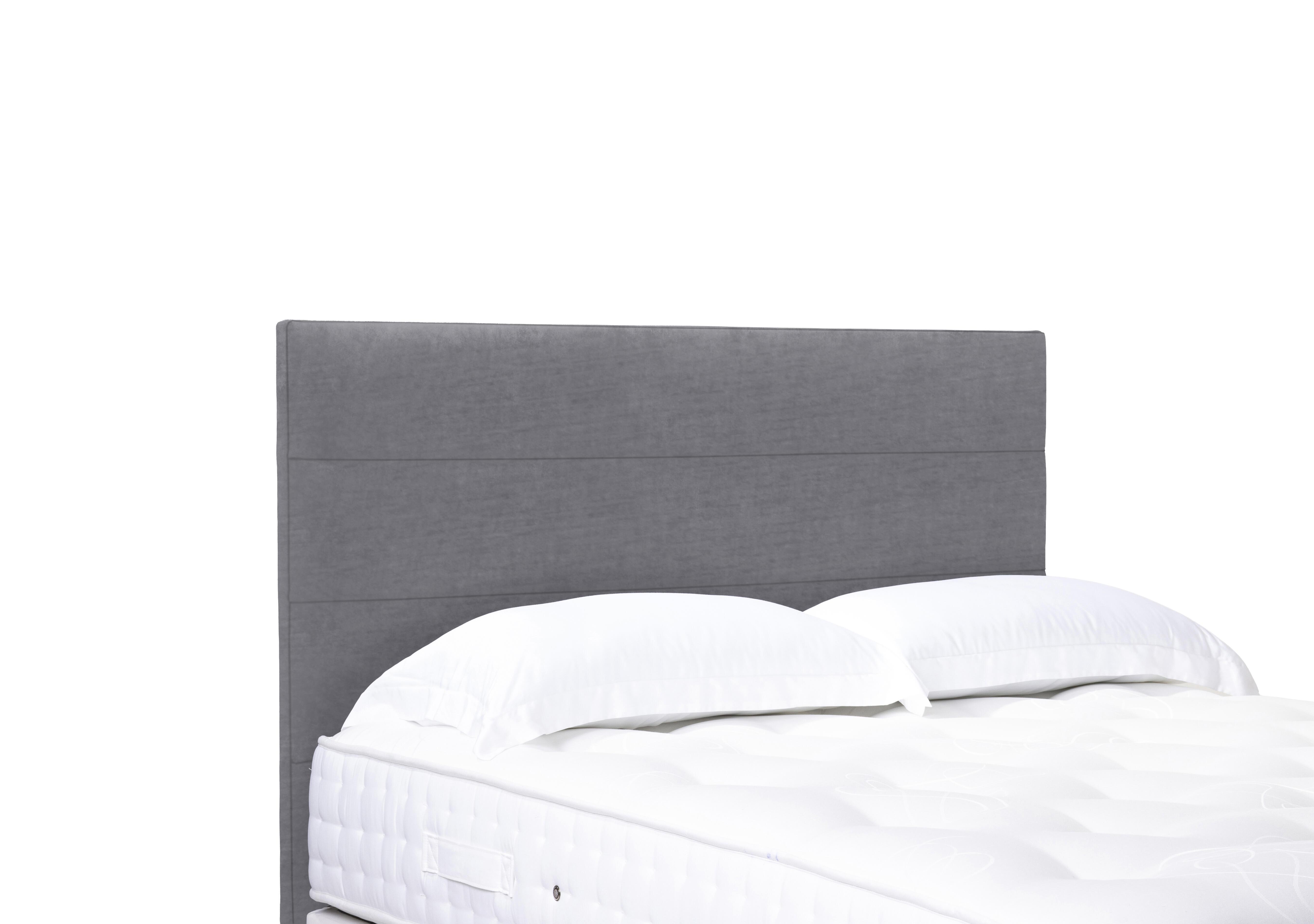Artisan Collection Natsu Standard Floor Standing Headboard in Aston Steel on Furniture Village