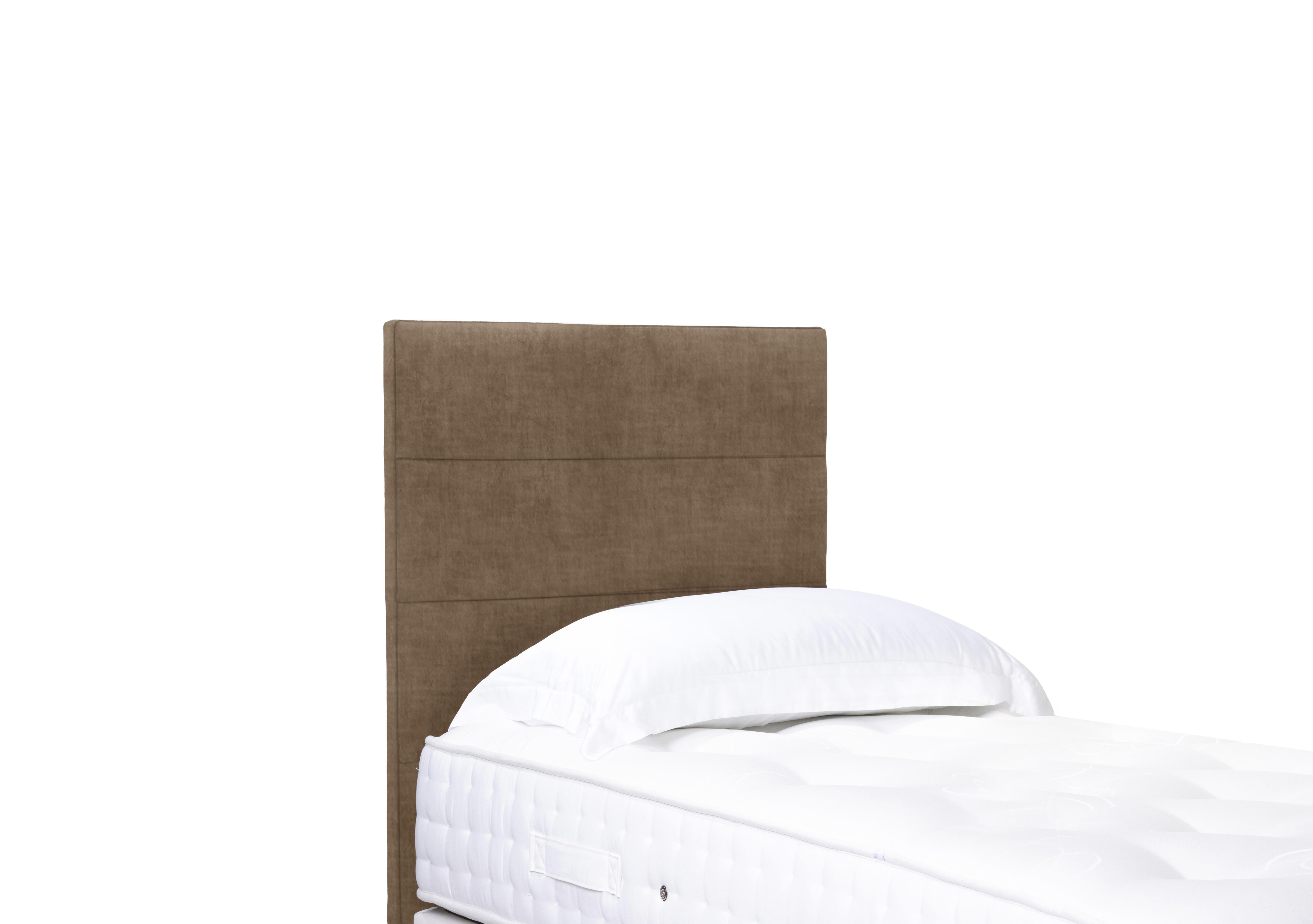 Natsu Standard Floor Standing Headboard in Lace Caramel on Furniture Village