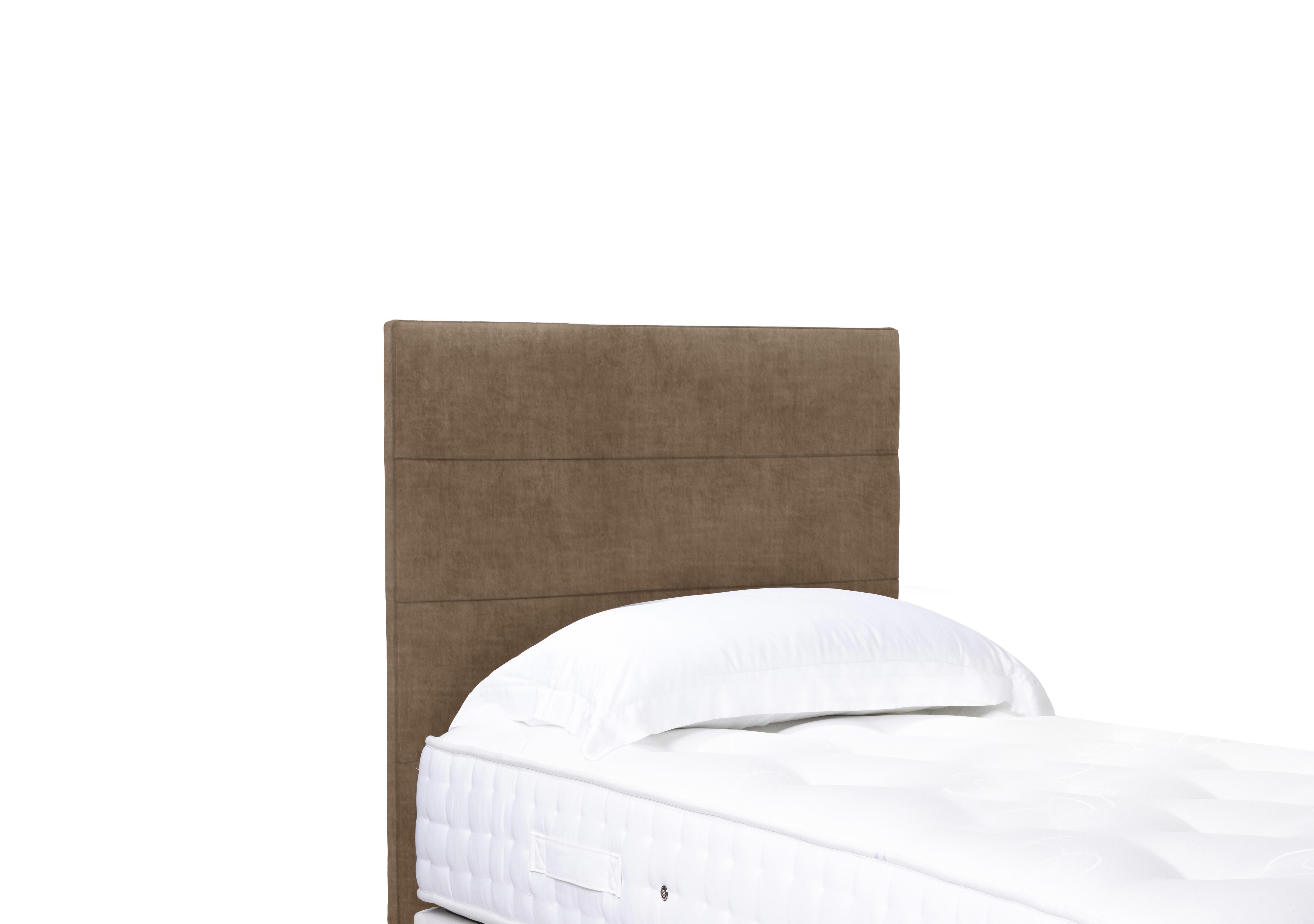 Natsu Standard Floor Standing Headboard in Lace Caramel on Furniture Village