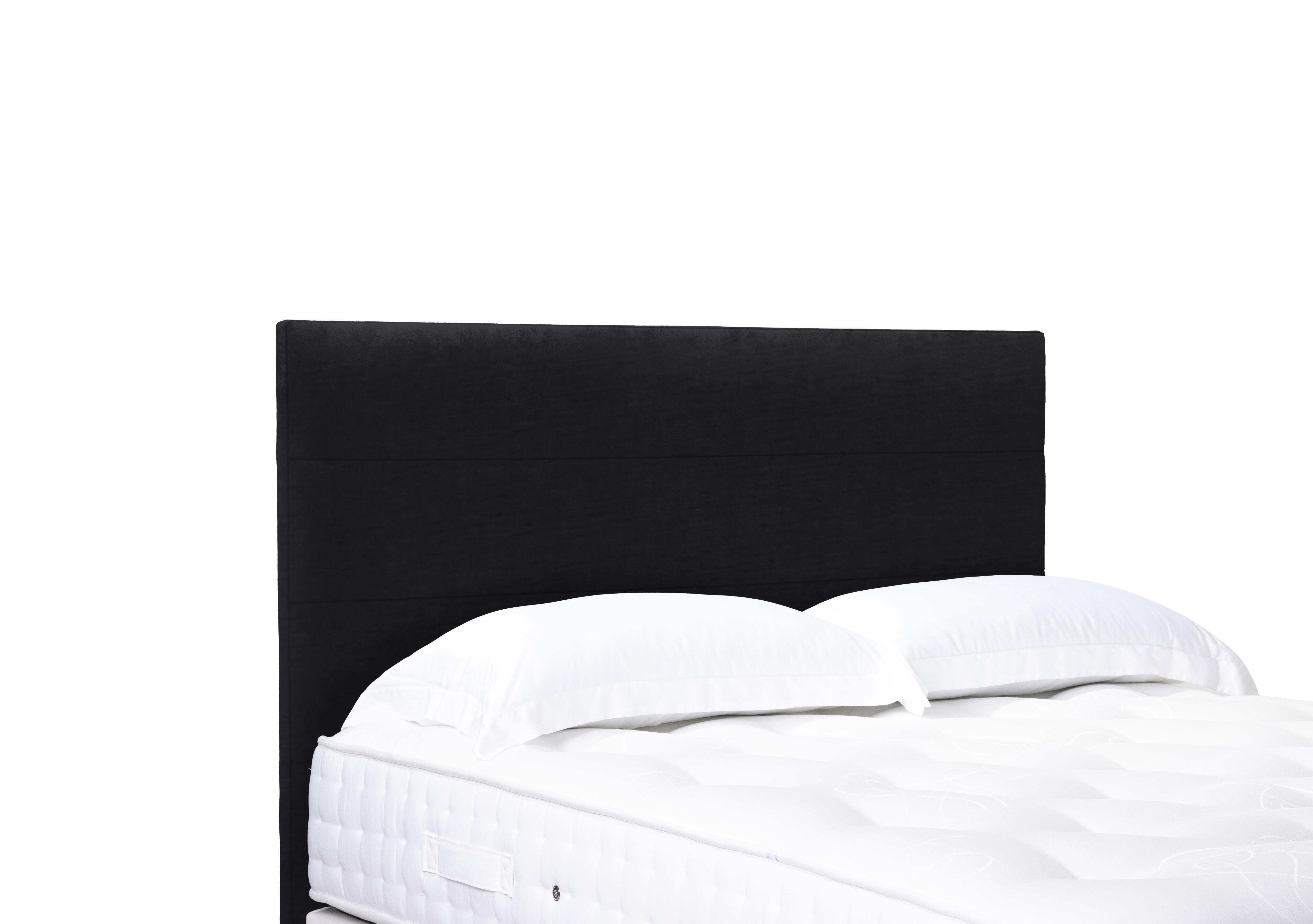 Artisan Collection Natsu Standard Floor Standing Headboard in Plush Ebony on Furniture Village