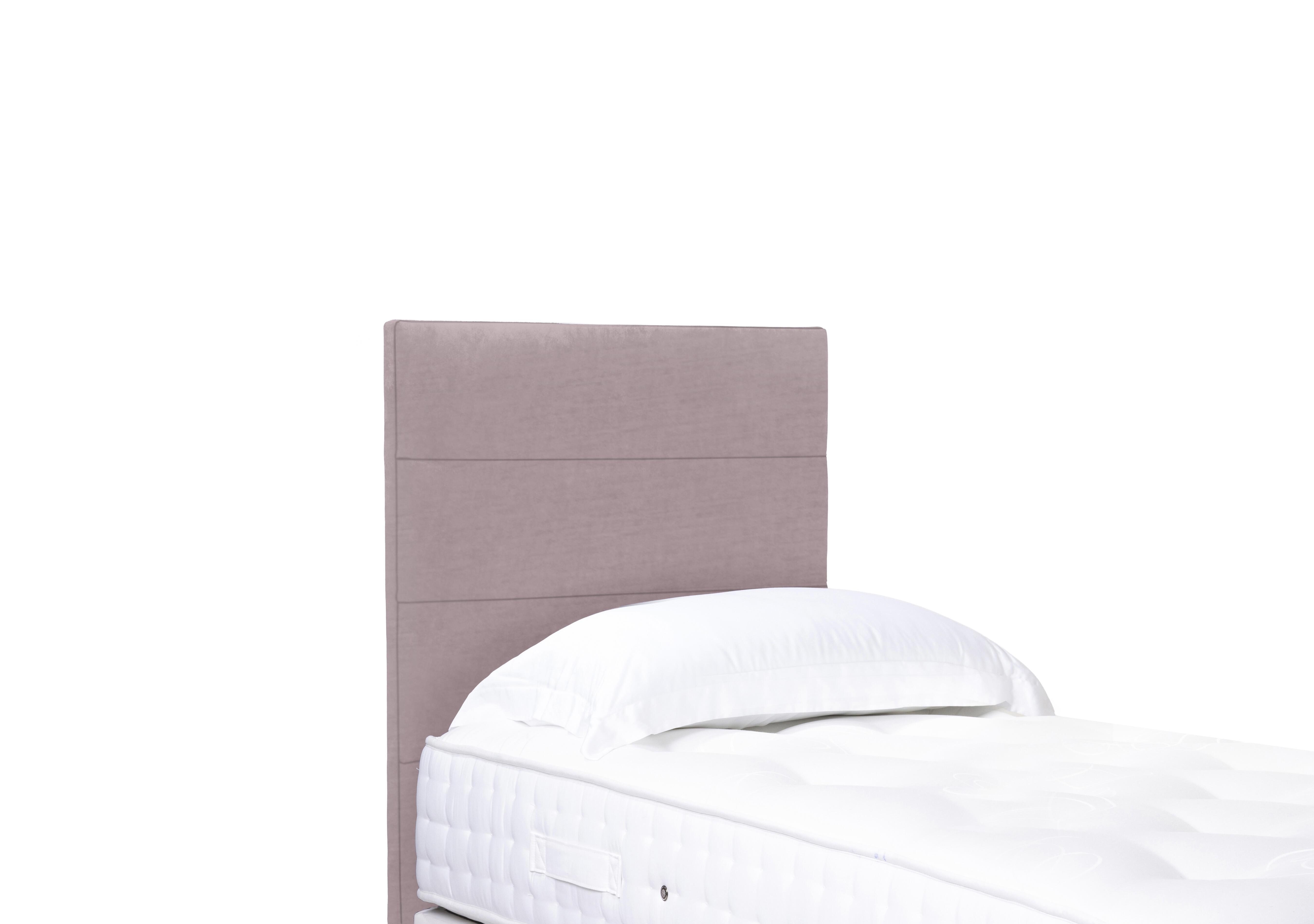 Natsu Standard Floor Standing Headboard in Plush Lilac on Furniture Village