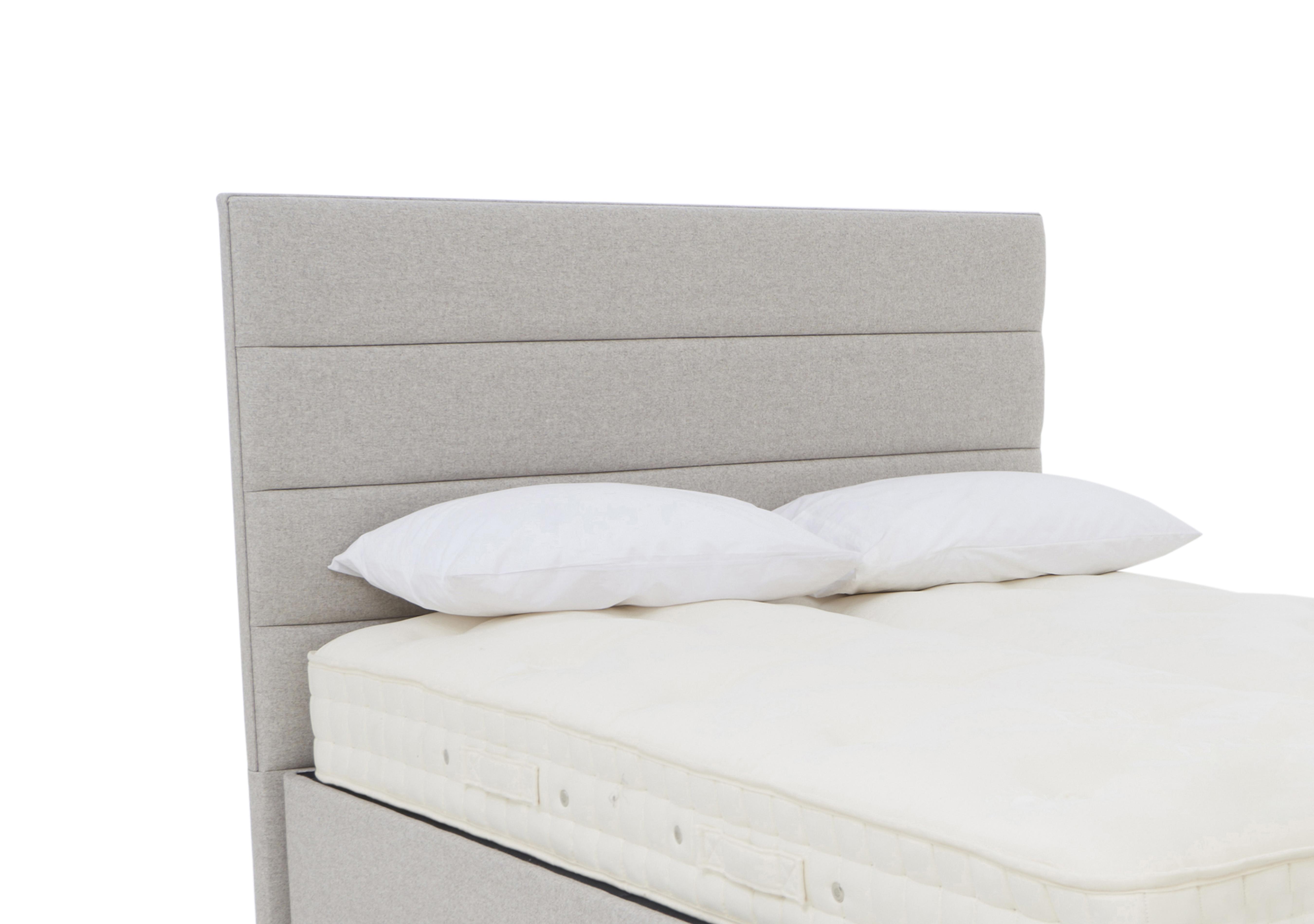 Natsu Floor Standing Headboard in Shetland Pebble on Furniture Village