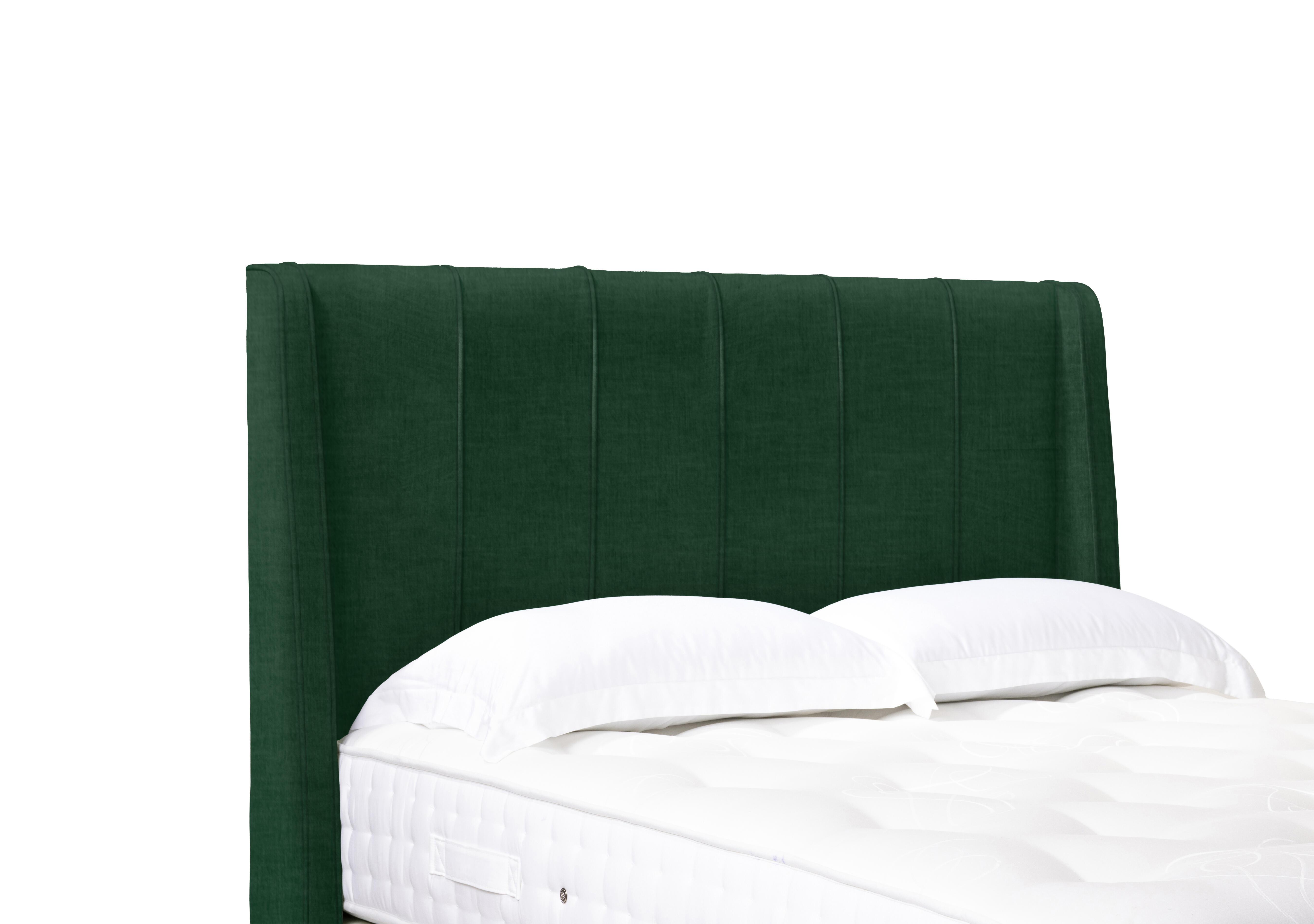 Artisan Collection Akira High Floor Standing Headboard in 502 Tormaline Green on Furniture Village