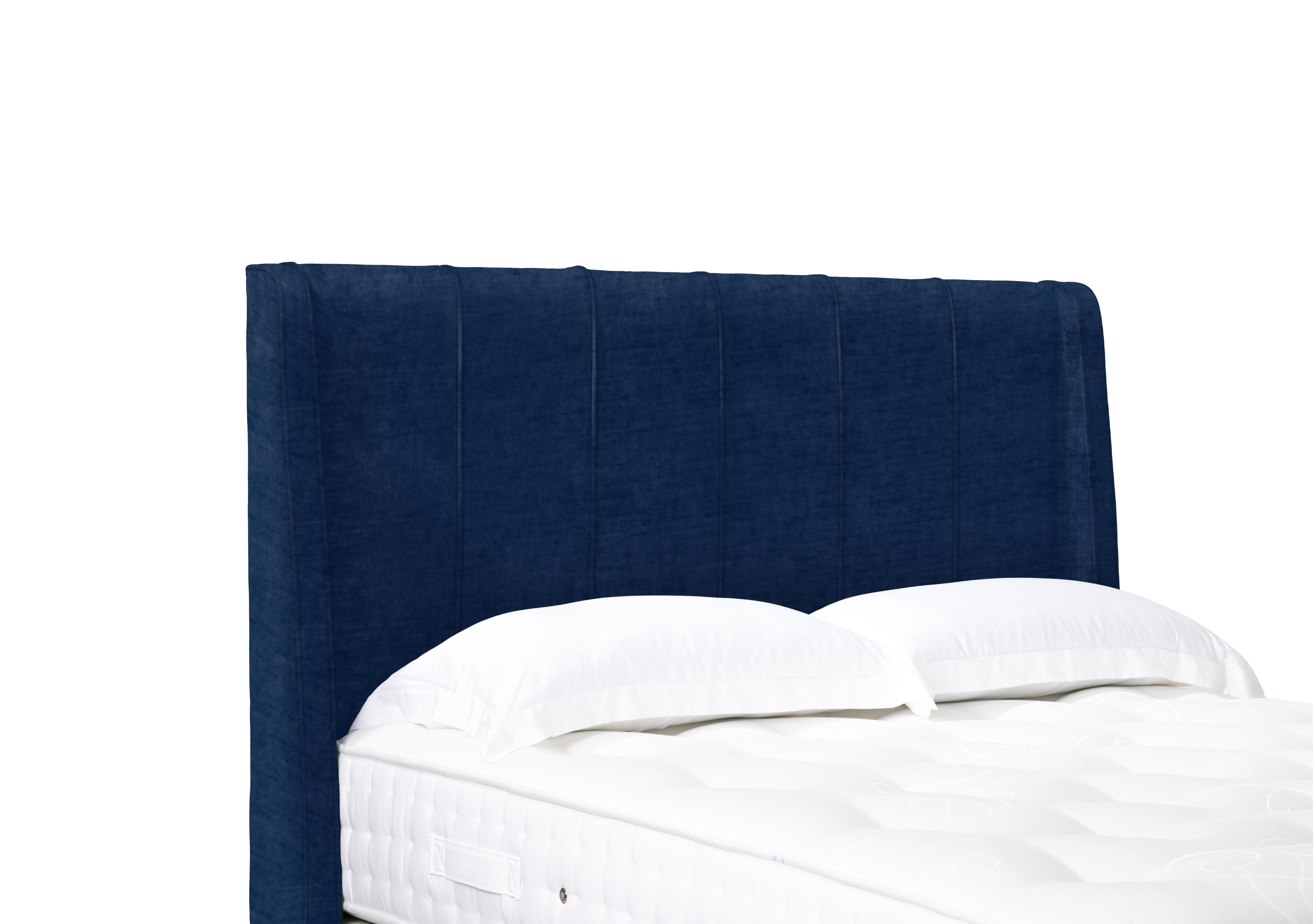 Artisan Collection Akira High Floor Standing Headboard in Aston Navy on Furniture Village