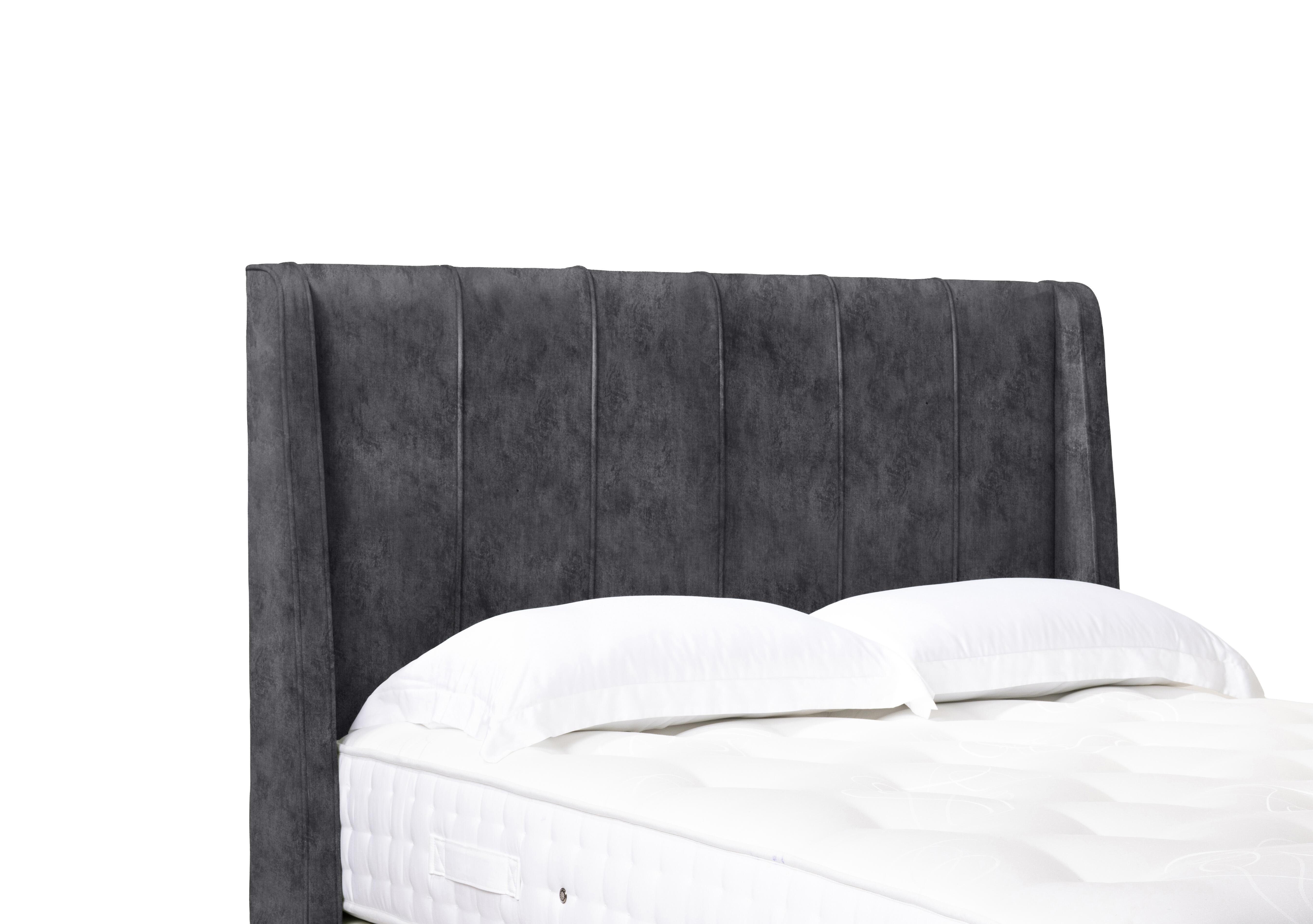 Artisan Collection Akira High Floor Standing Headboard in Daytona Coal on Furniture Village