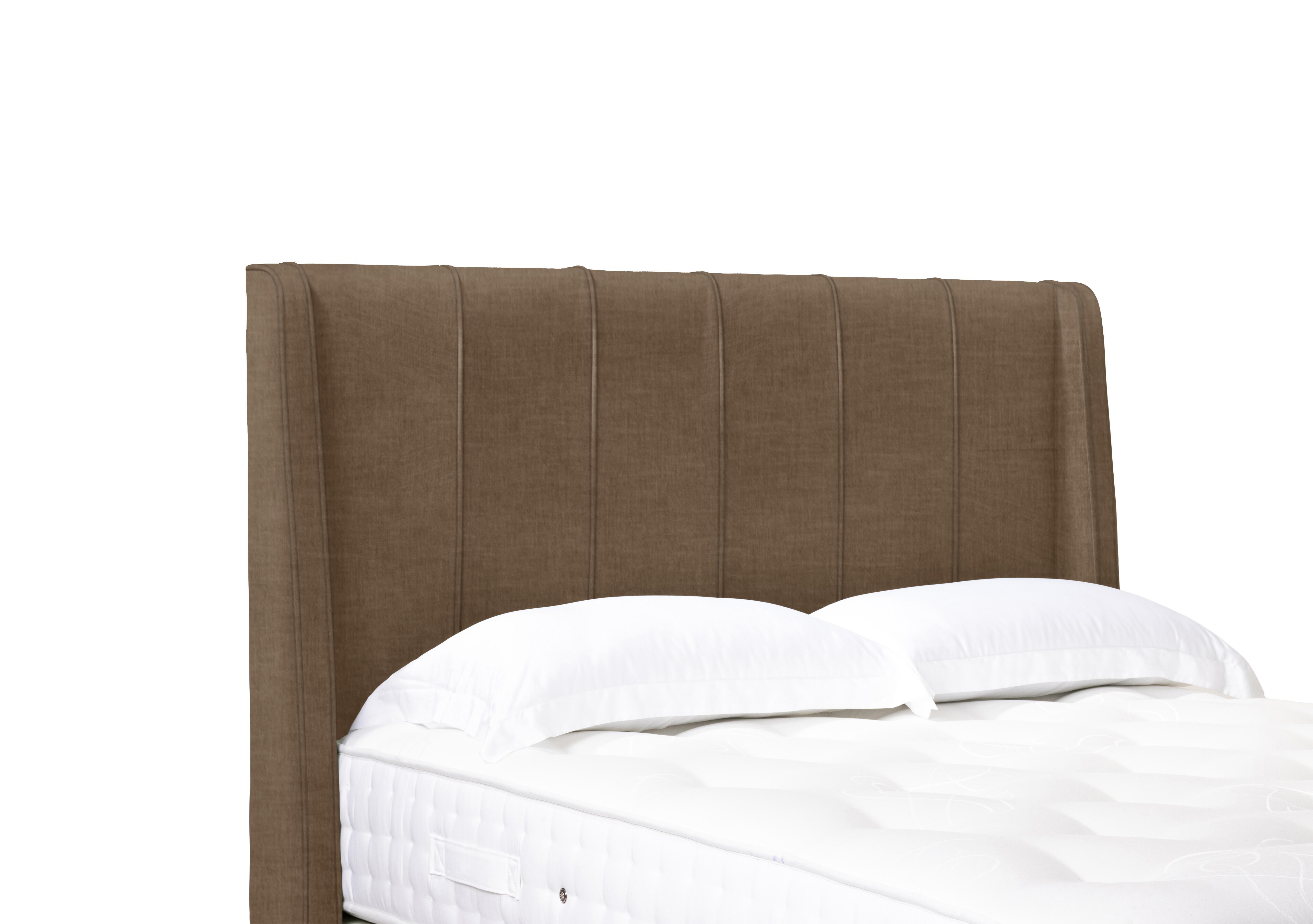 Akira High Floor Standing Headboard in Lace Caramel on Furniture Village