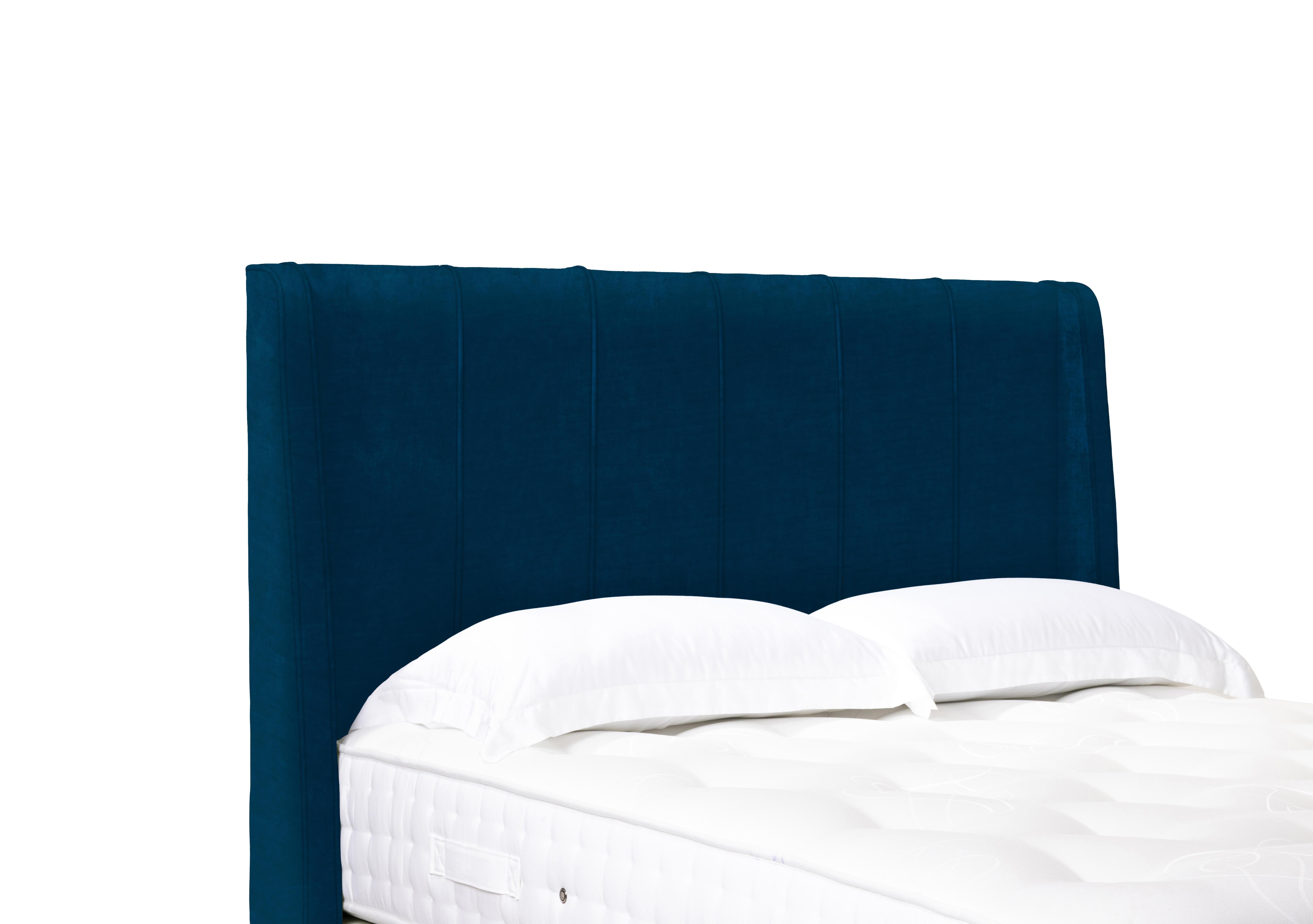 Artisan Collection Akira High Floor Standing Headboard in Plush Pacific on Furniture Village