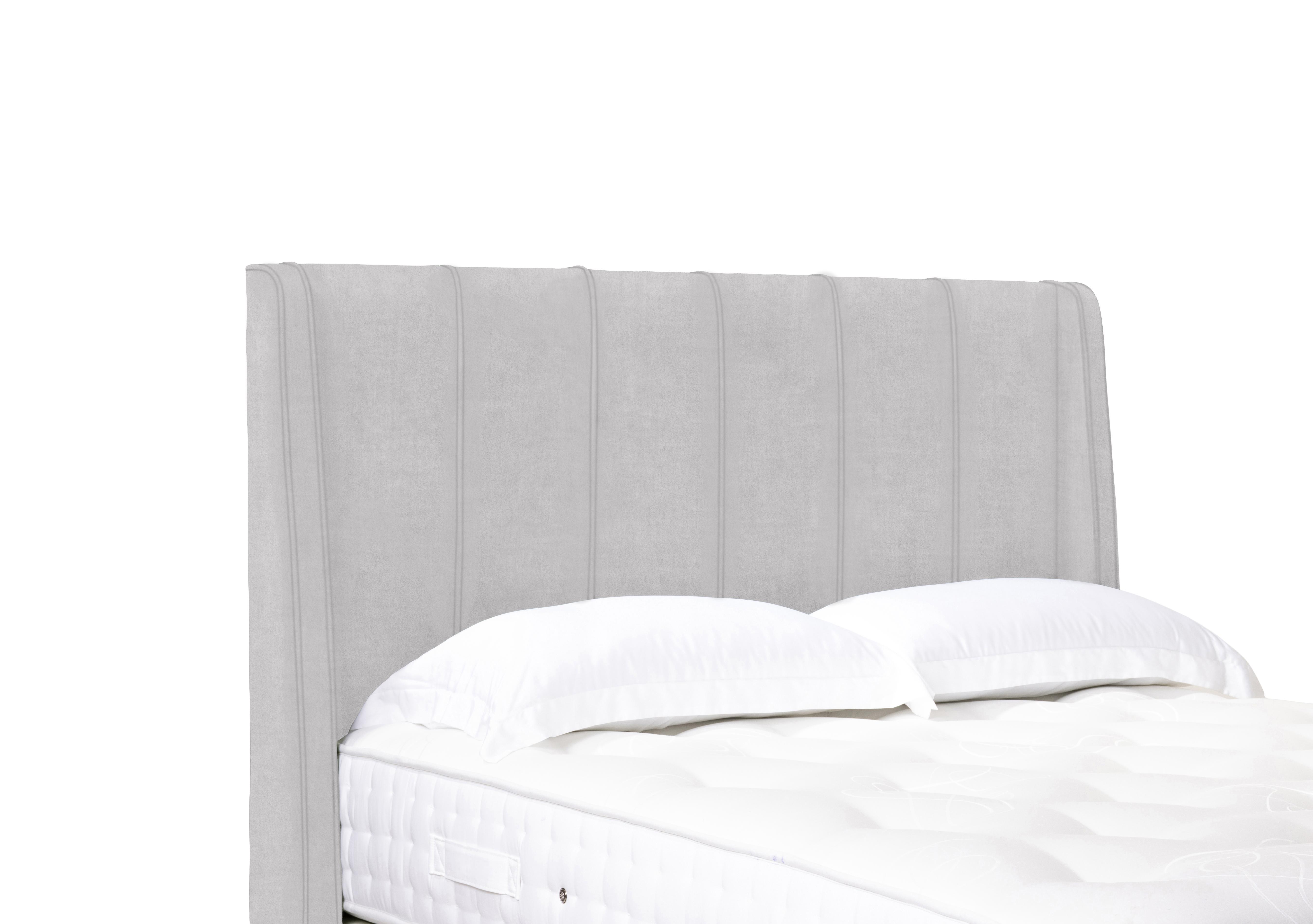 Artisan Collection Akira High Floor Standing Headboard in Queens Pebble on Furniture Village