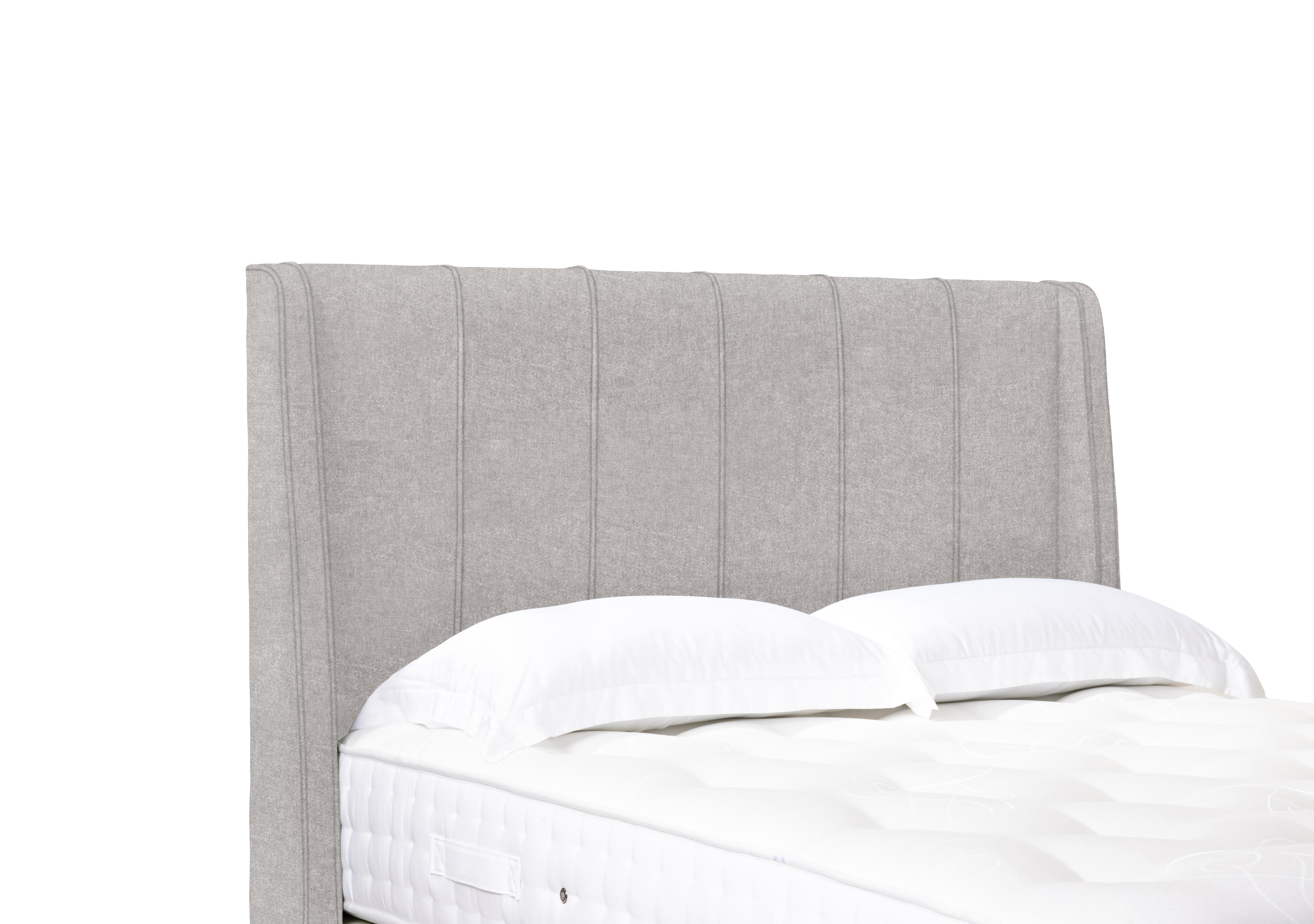 Artisan Collection Akira High Floor Standing Headboard in Tweed Stone on Furniture Village