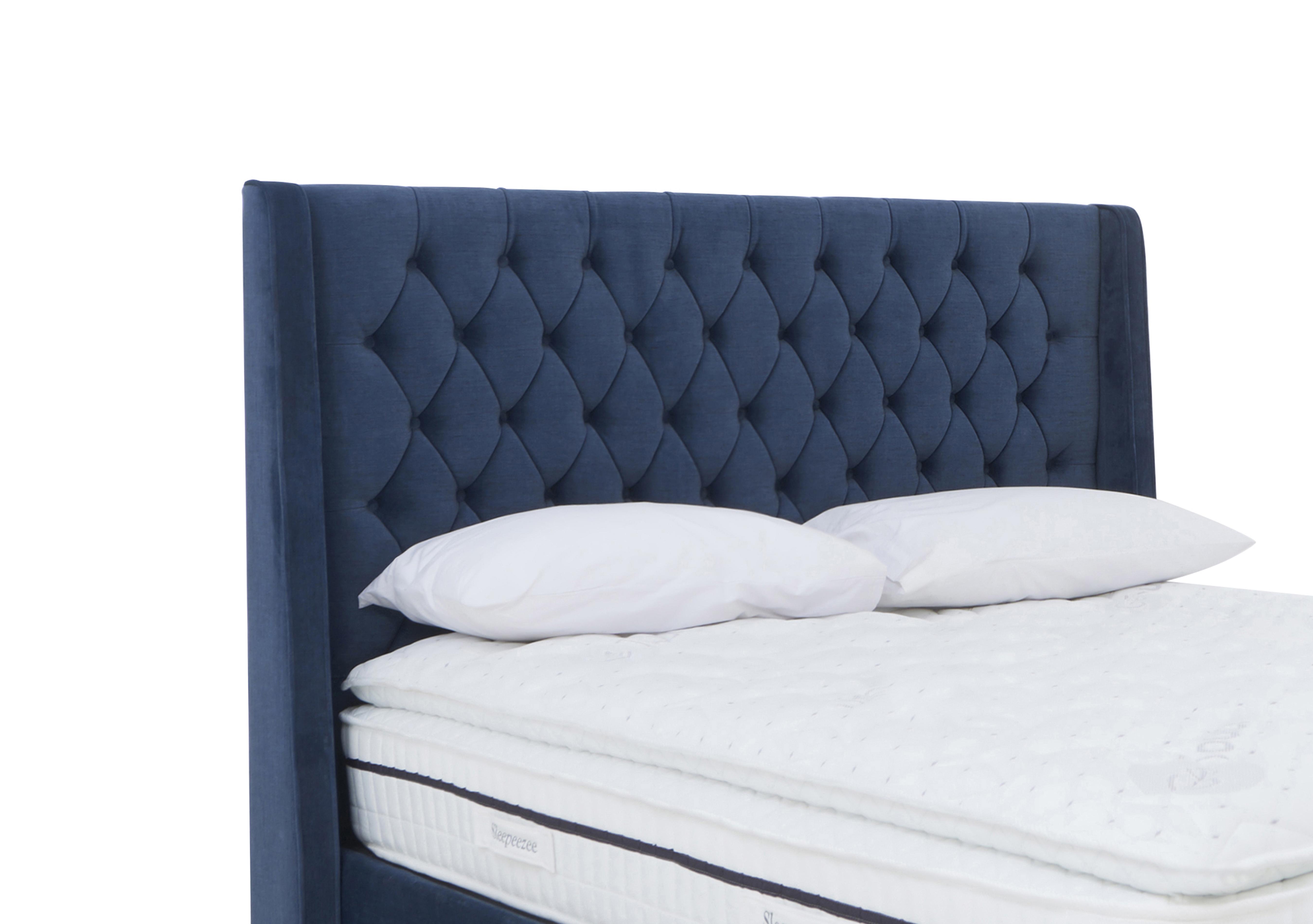 Zen Floor Standing Headboard in 600 Granite Blue on Furniture Village