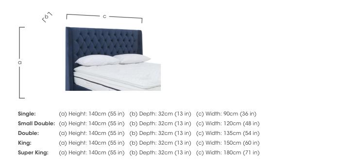 Artisan Collection Zen High Floor Standing Headboard in  on Furniture Village