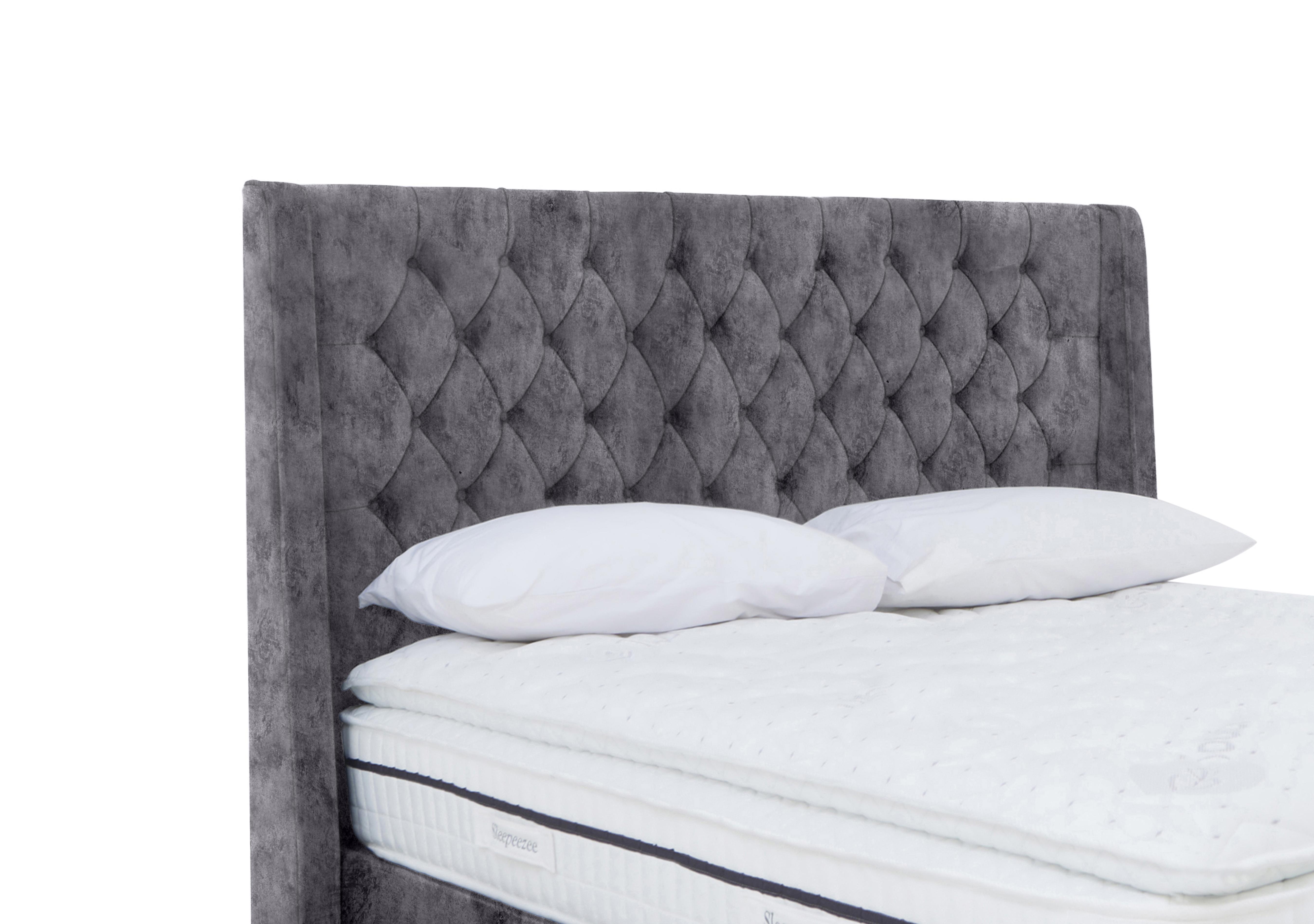 Artisan Collection Zen High Floor Standing Headboard in Daytona Grey on Furniture Village