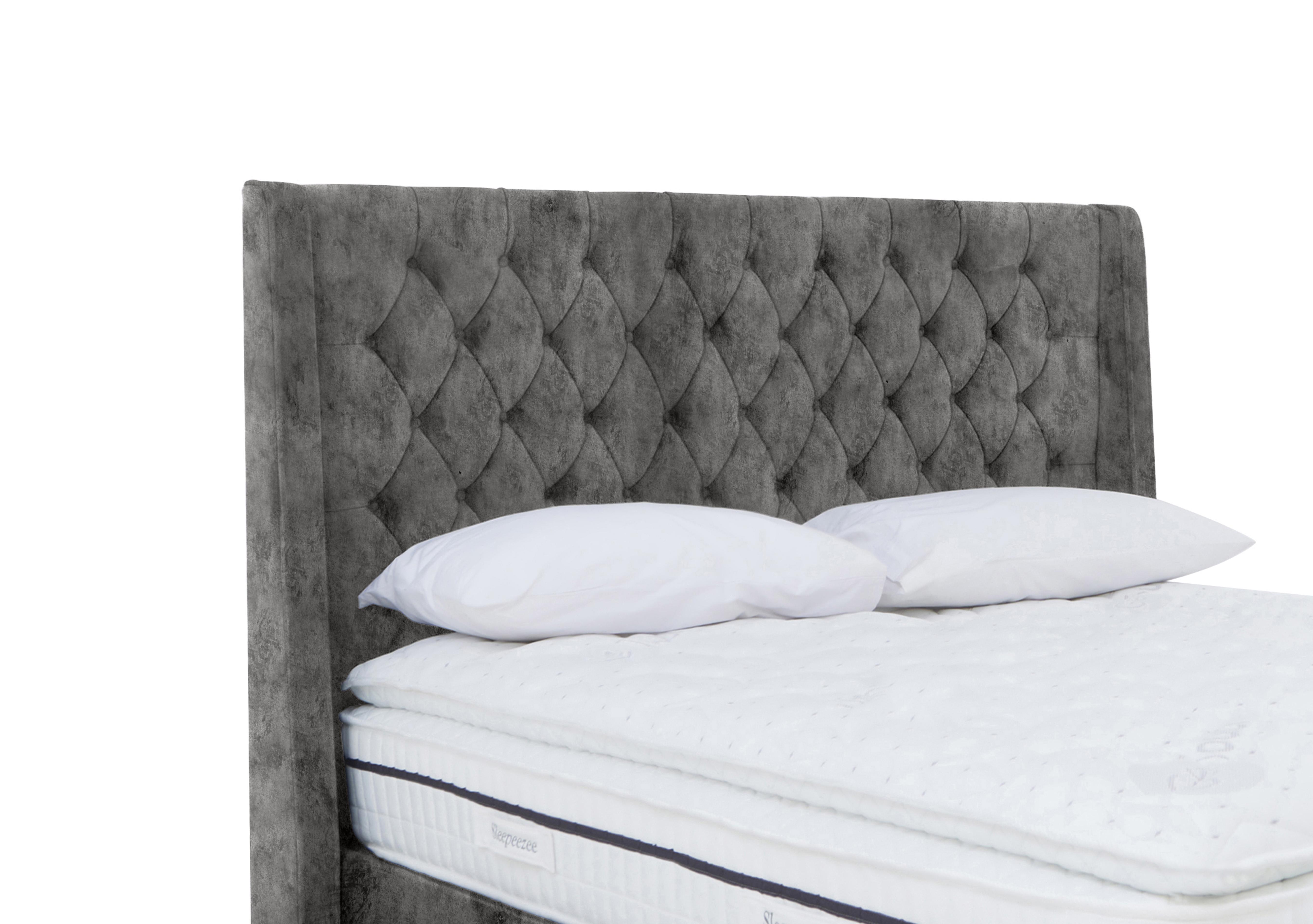 Artisan Collection Zen High Floor Standing Headboard in Daytona Pebble on Furniture Village