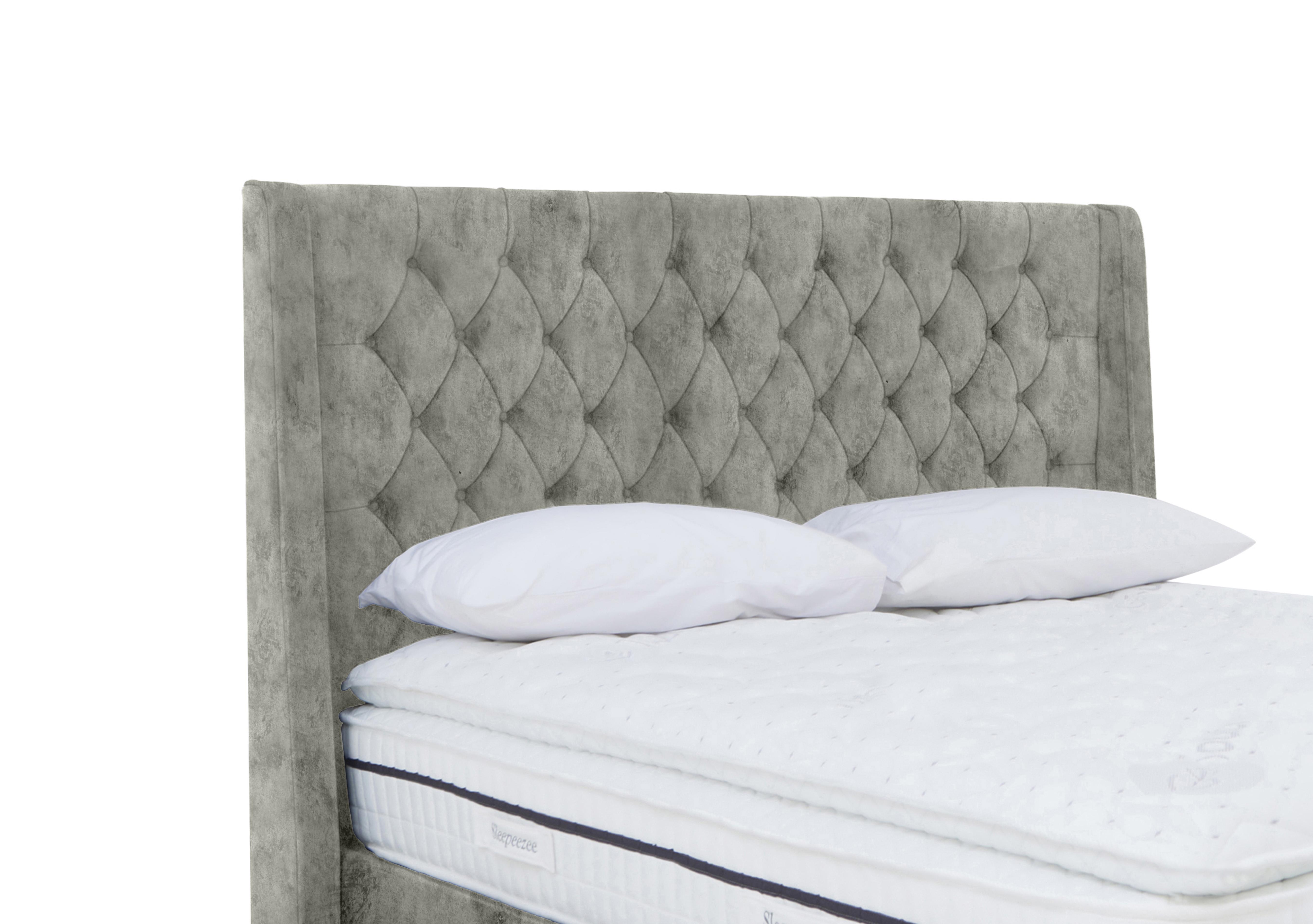 Artisan Collection Zen High Floor Standing Headboard in Daytona Stone on Furniture Village