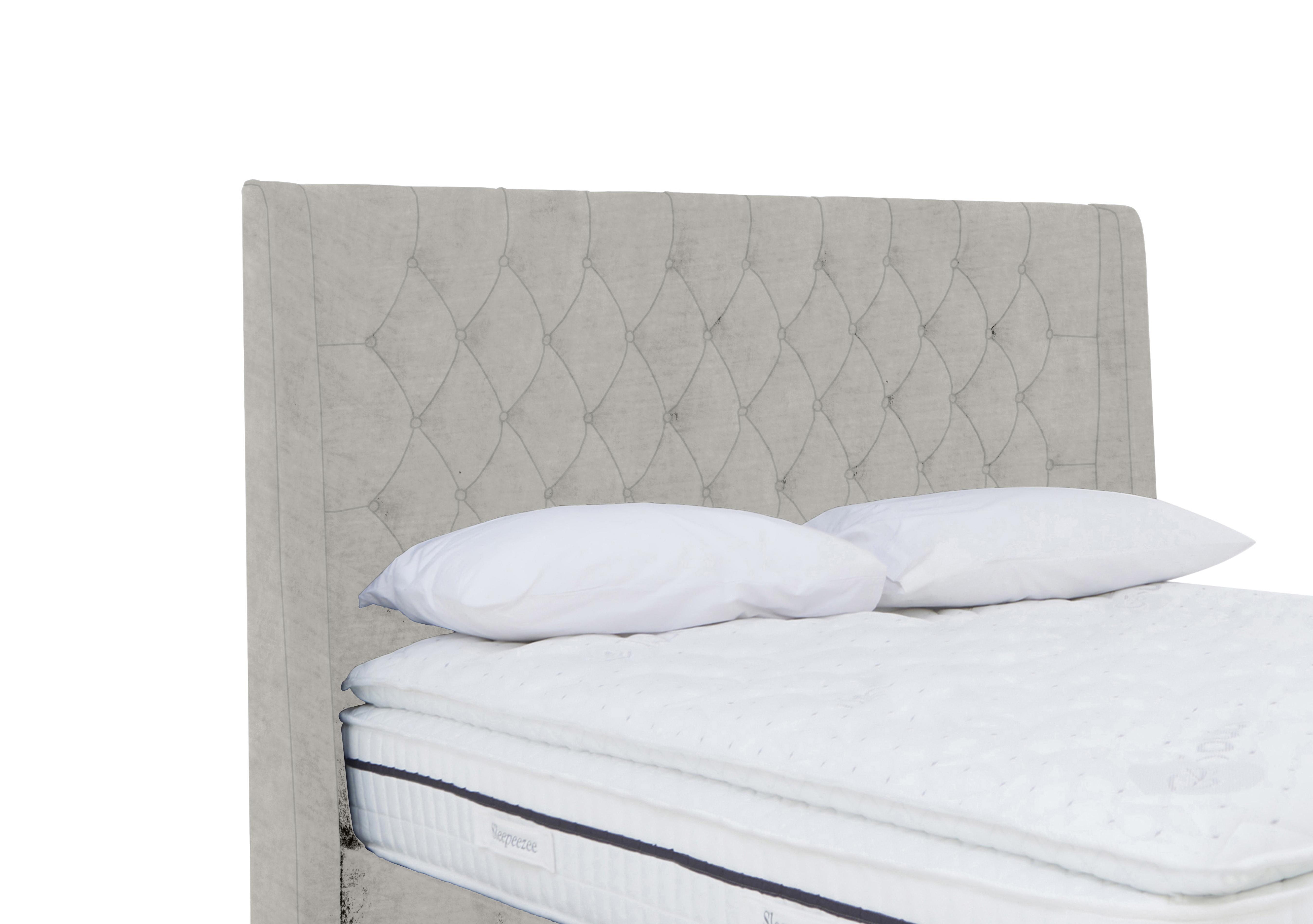 Artisan Collection Zen High Floor Standing Headboard in Milan Stone on Furniture Village