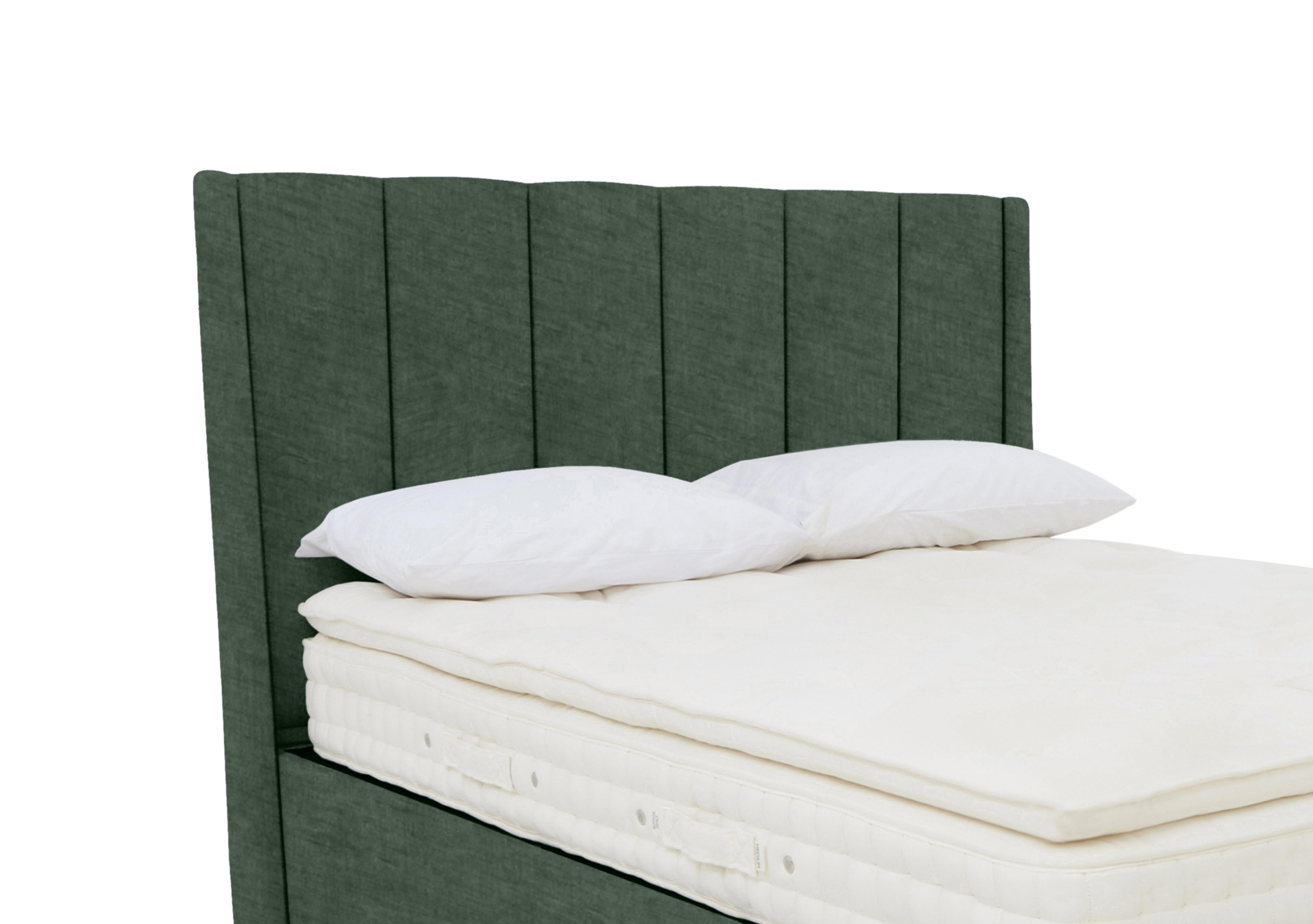 Ryo Floor Standing Headboard in 502 Tormaline Green on Furniture Village
