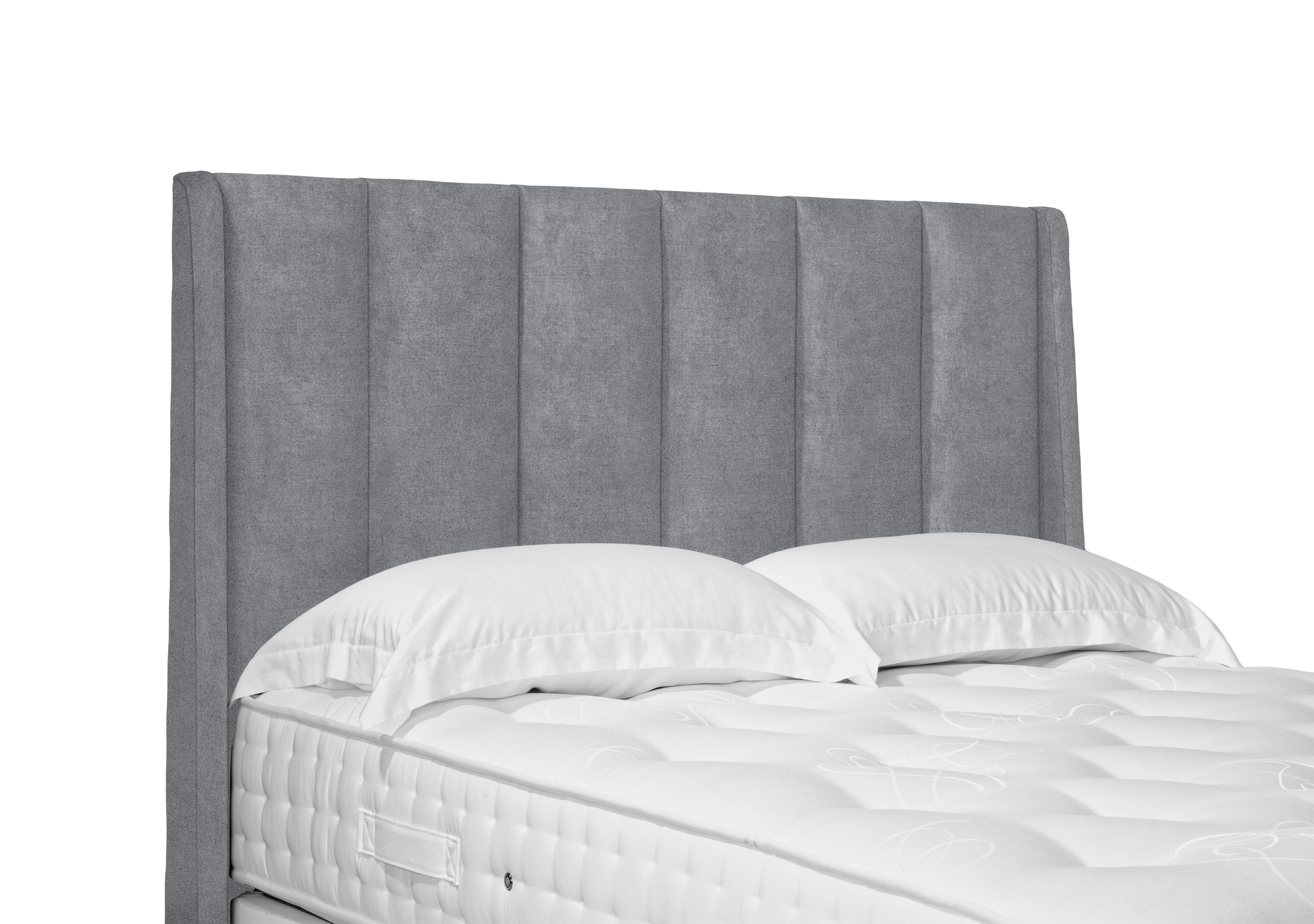 Artisan Collection Ryo High Floor Standing Headboard in 806 Simply Zinc on Furniture Village