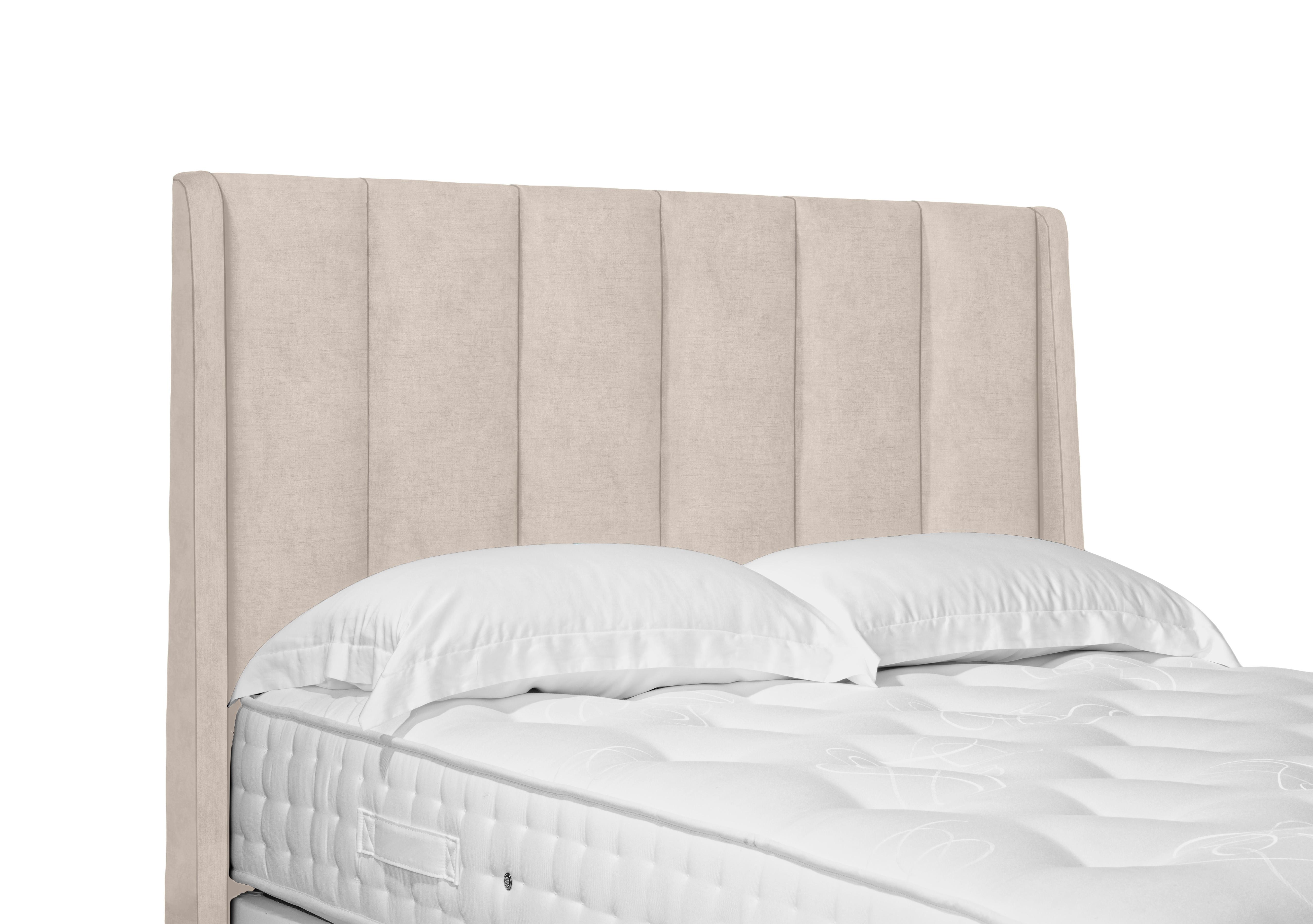 Ryo High Floor Standing Headboard in 901 Sandstone Pearl on Furniture Village