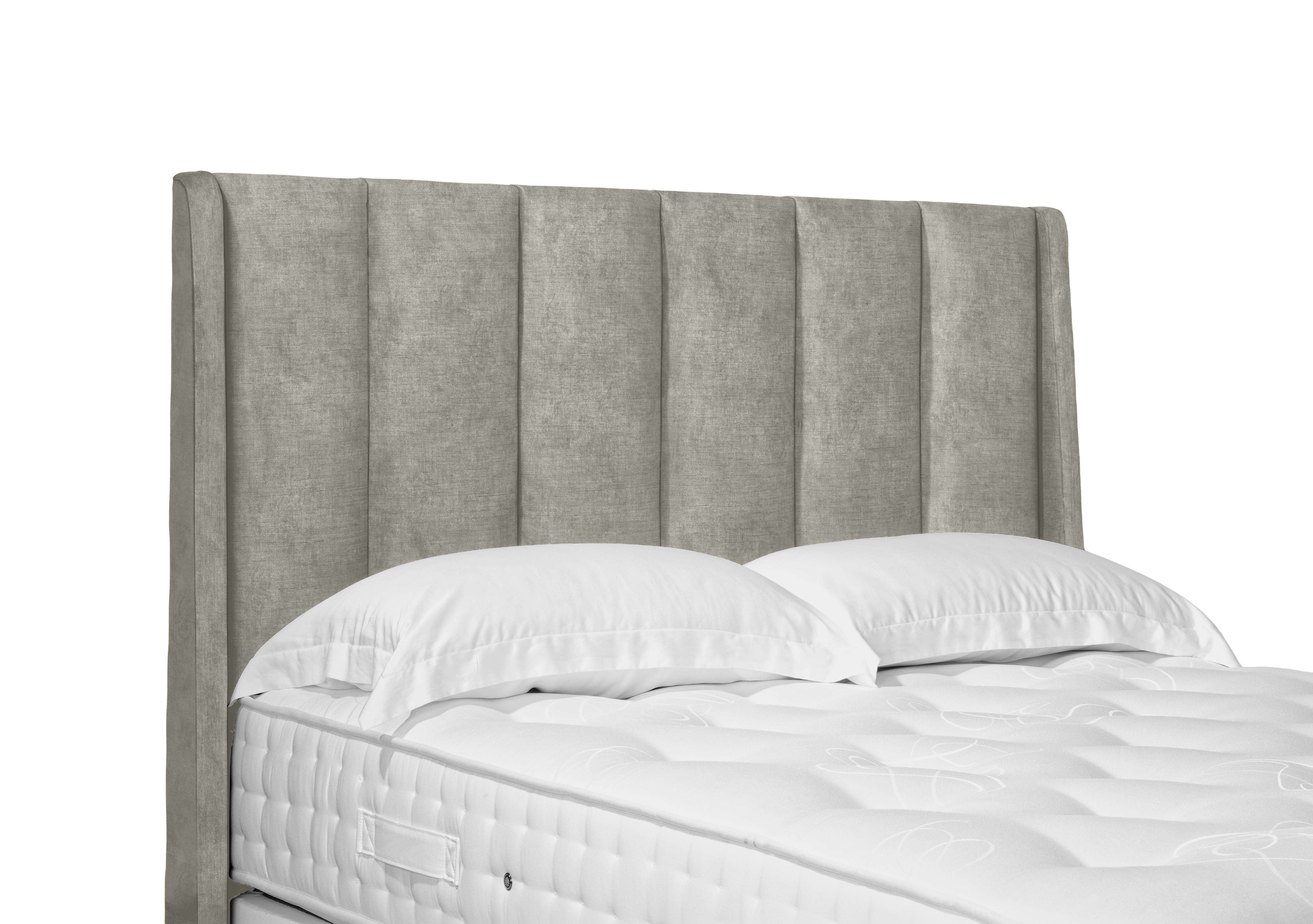 Artisan Collection Ryo High Floor Standing Headboard in Dapple Oyster on Furniture Village