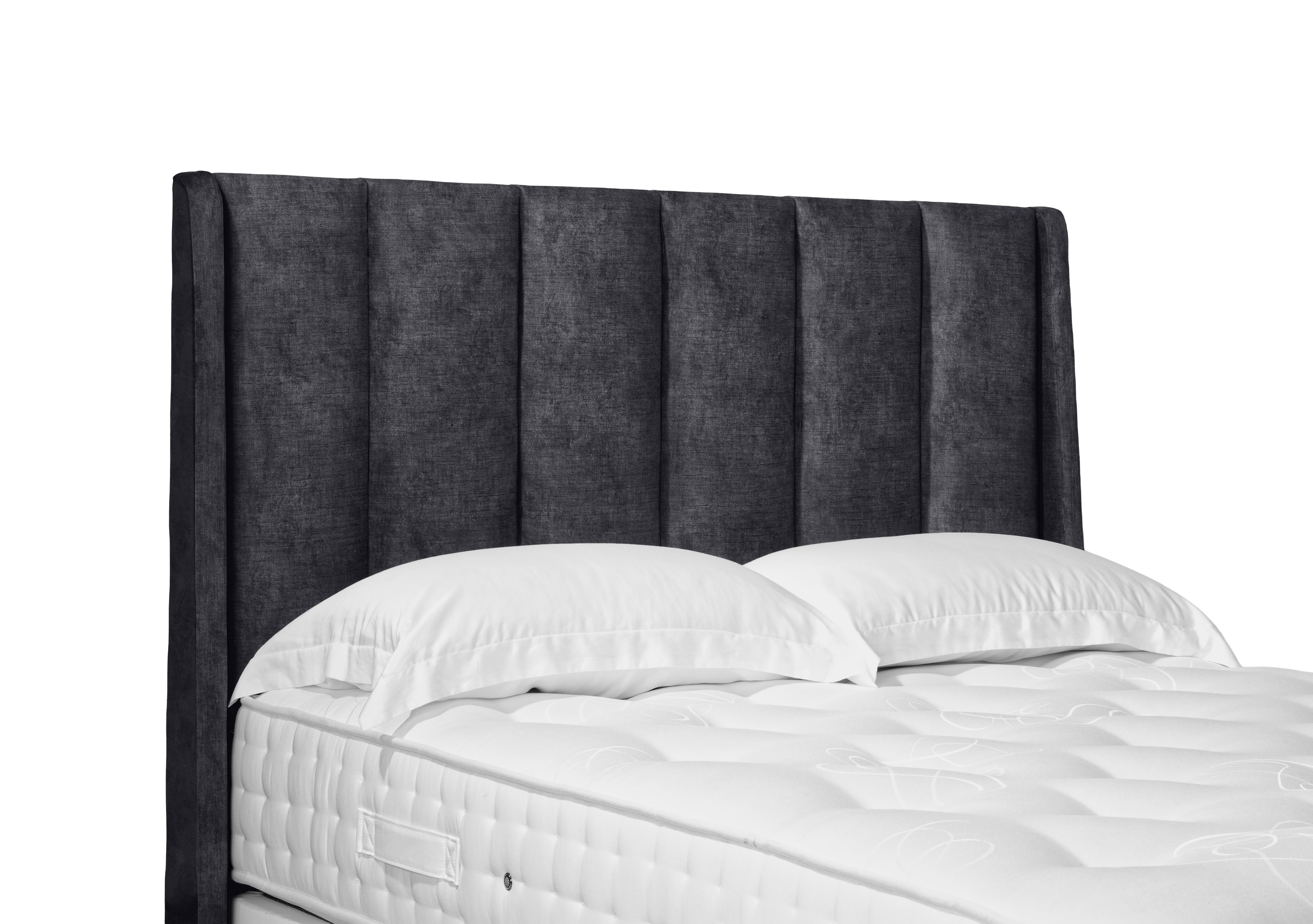 Artisan Collection Ryo High Floor Standing Headboard in Daytona Coal on Furniture Village
