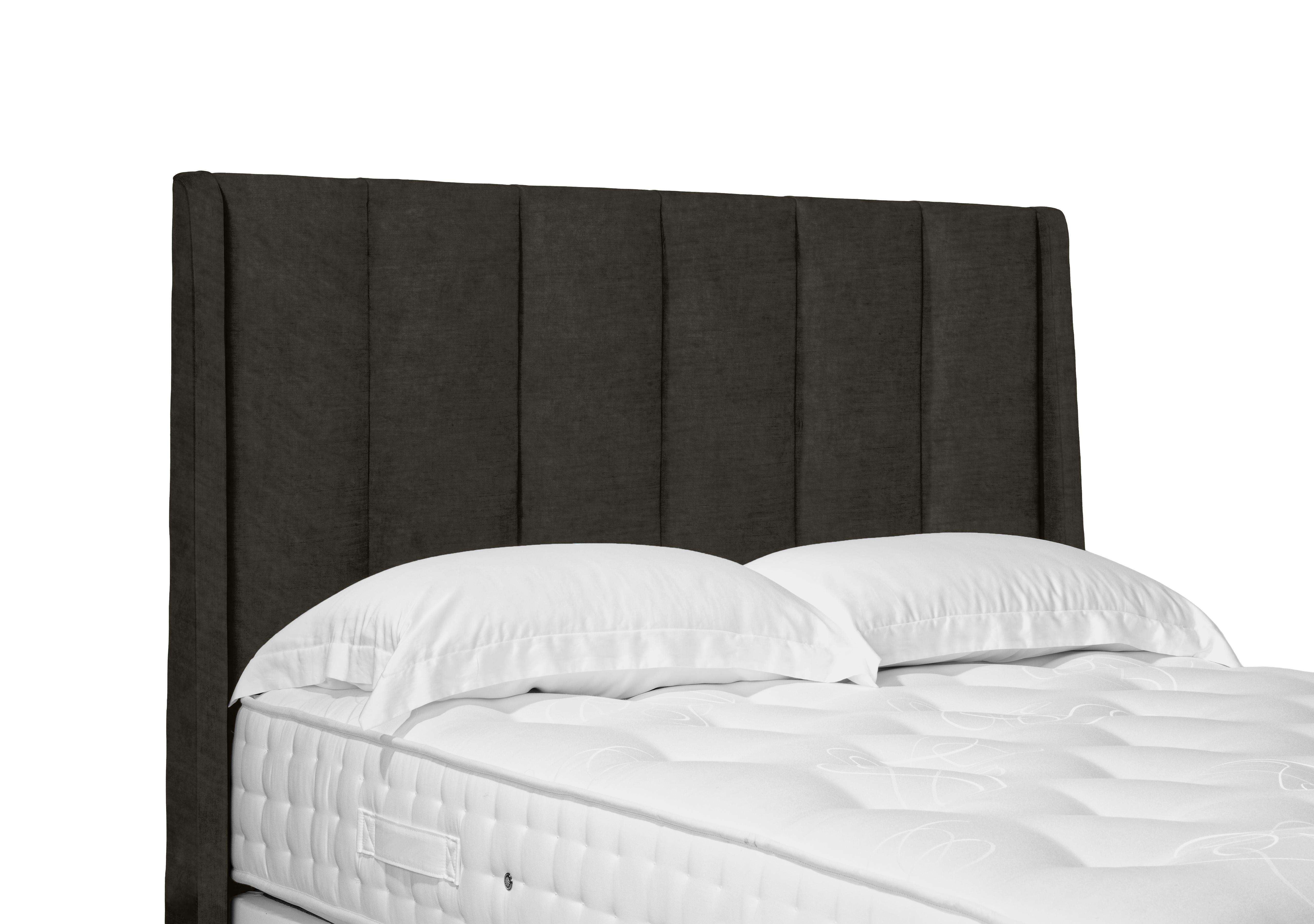 Artisan Collection Ryo High Floor Standing Headboard in Milan Thunder on Furniture Village