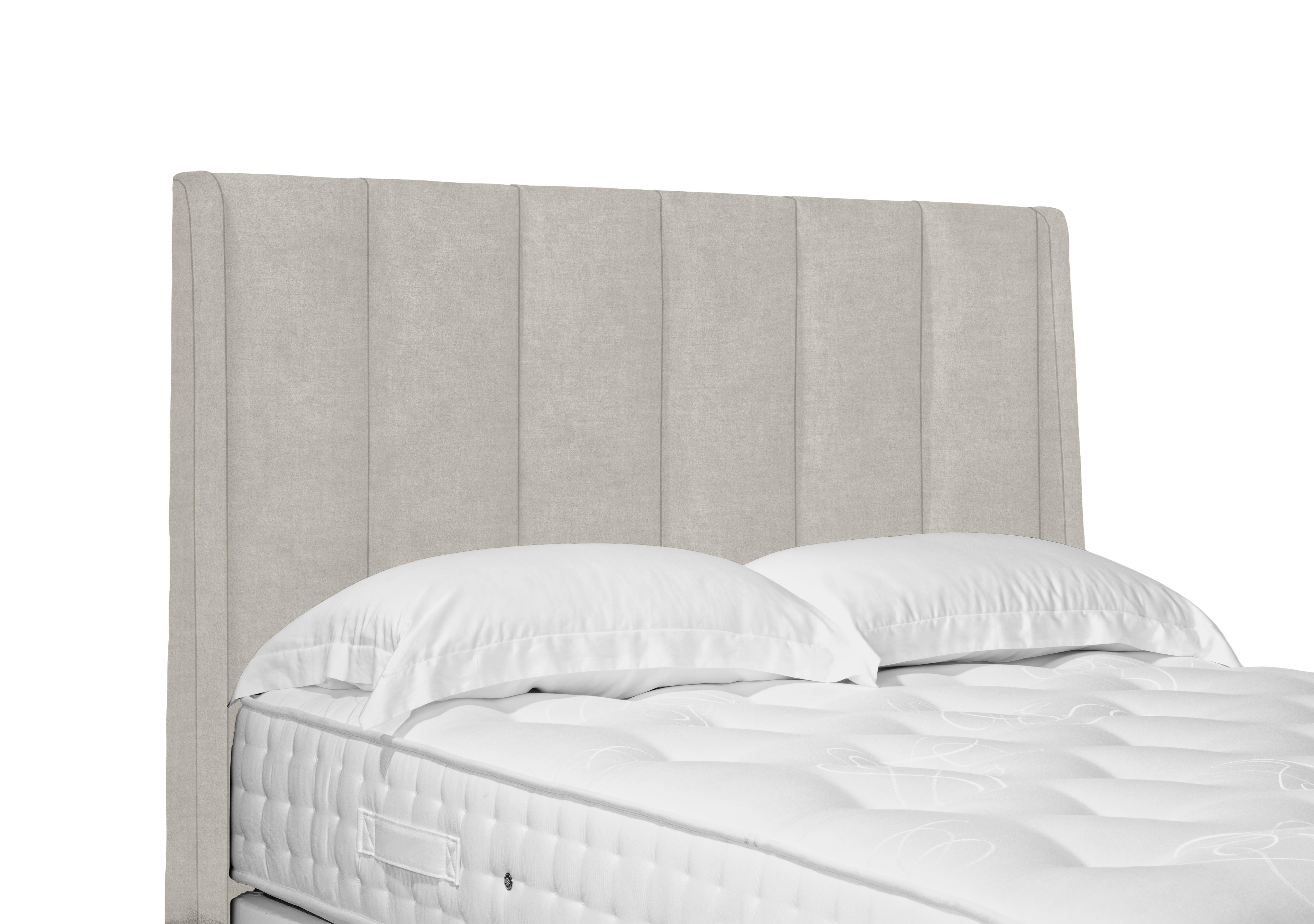 Artisan Collection Ryo High Floor Standing Winged Headboard in Queens Oat on Furniture Village
