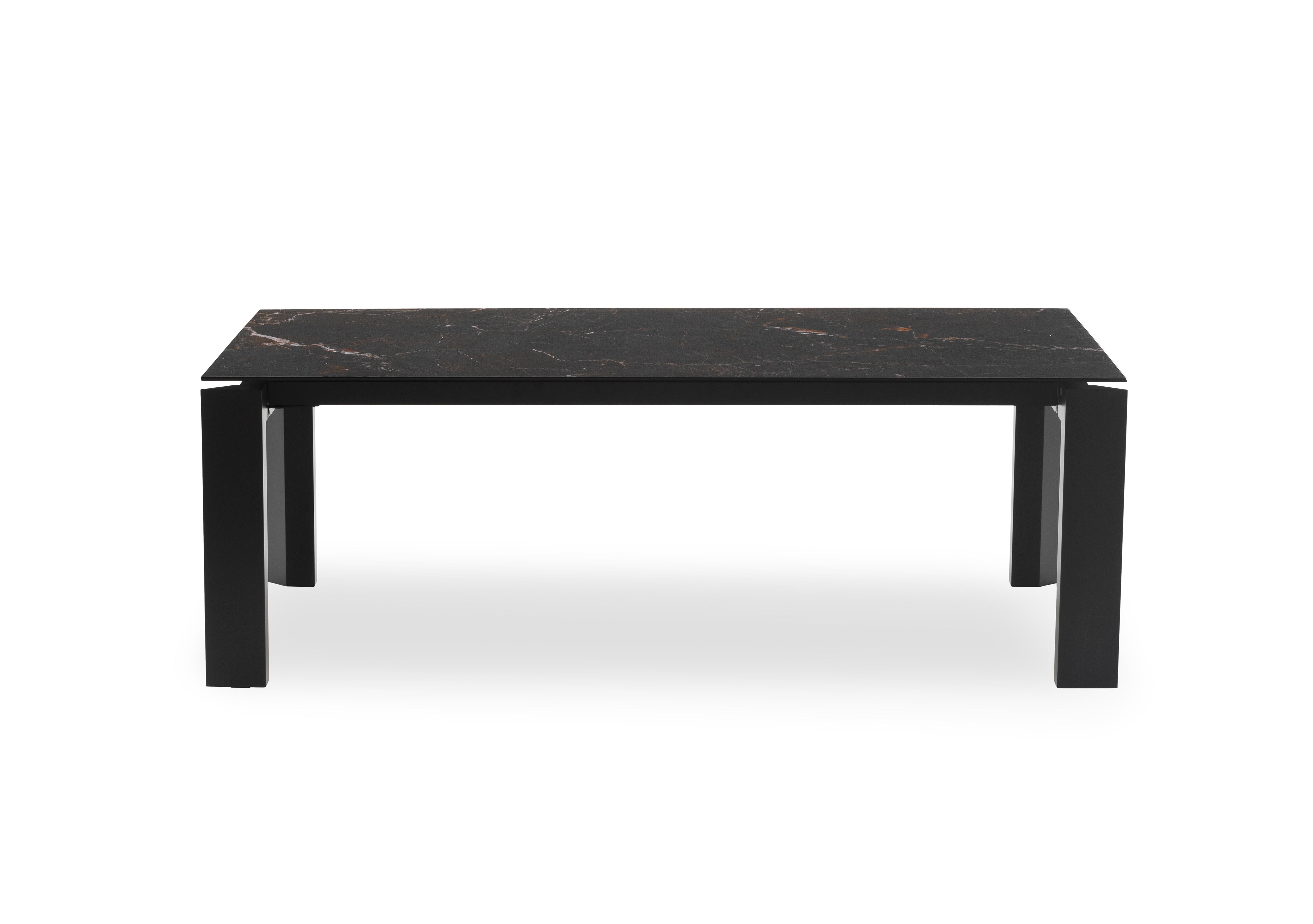Viola Extending Dining Table with Wooden Legs in Wdn Grp-Cal on Furniture Village