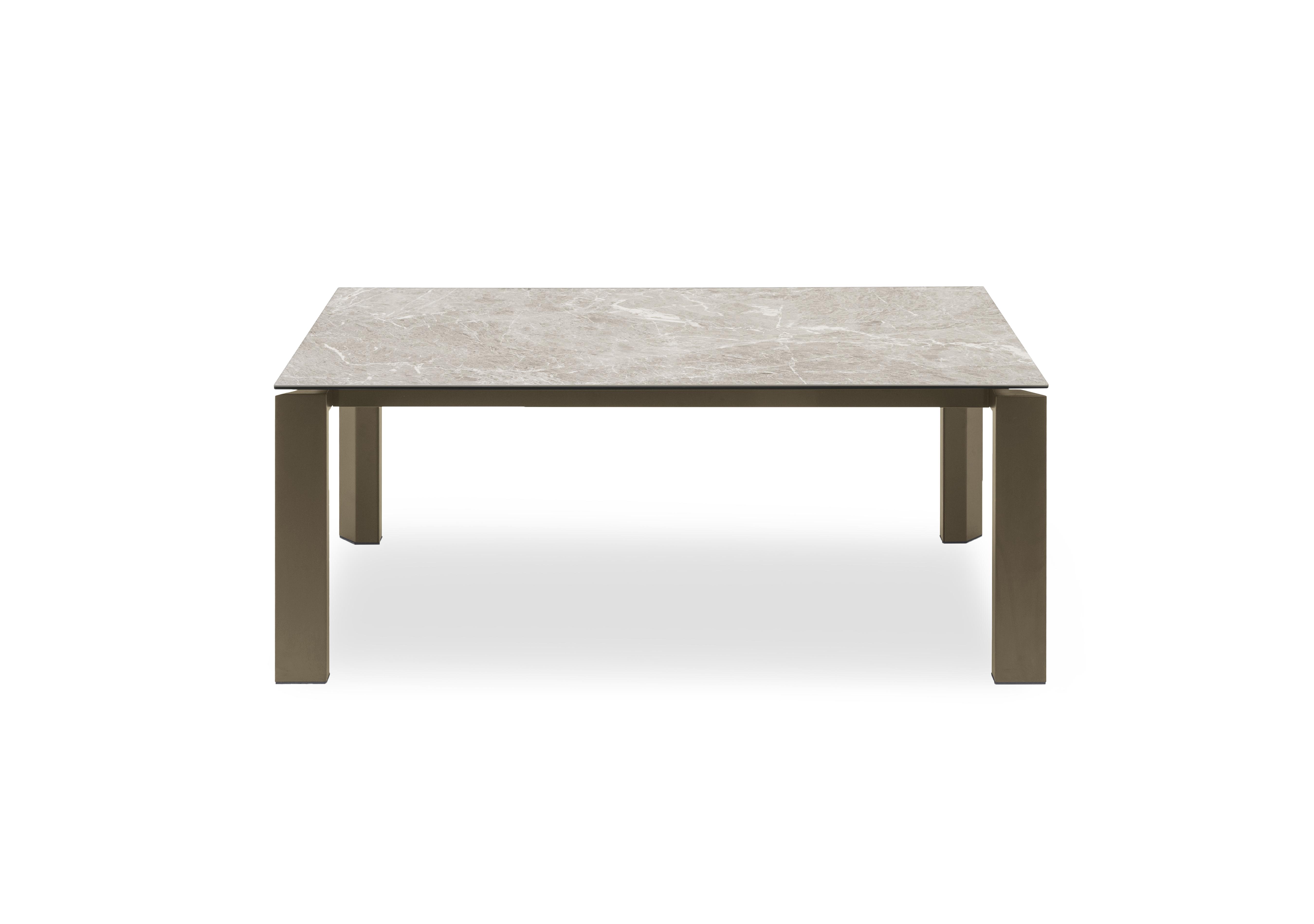 Viola Extending Dining Table with Metal Legs in Mtl Lva-Arn on Furniture Village