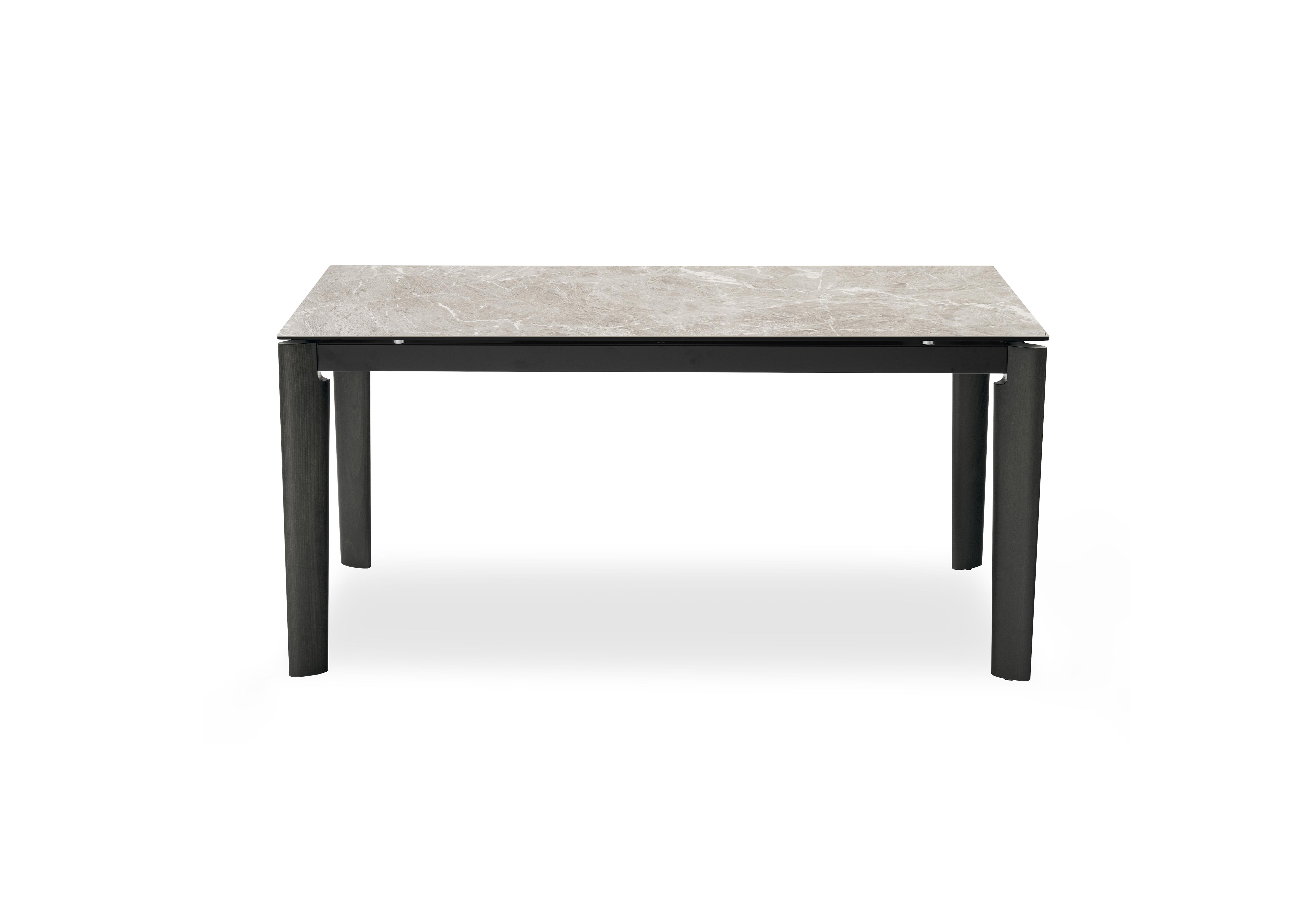 Rosa Extending Dining Table with Wooden Legs in Wdn Grp-Arn on Furniture Village