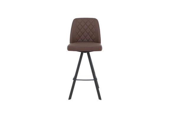 Mars Faux Leather Swivel Bar Stool Furniture Village
