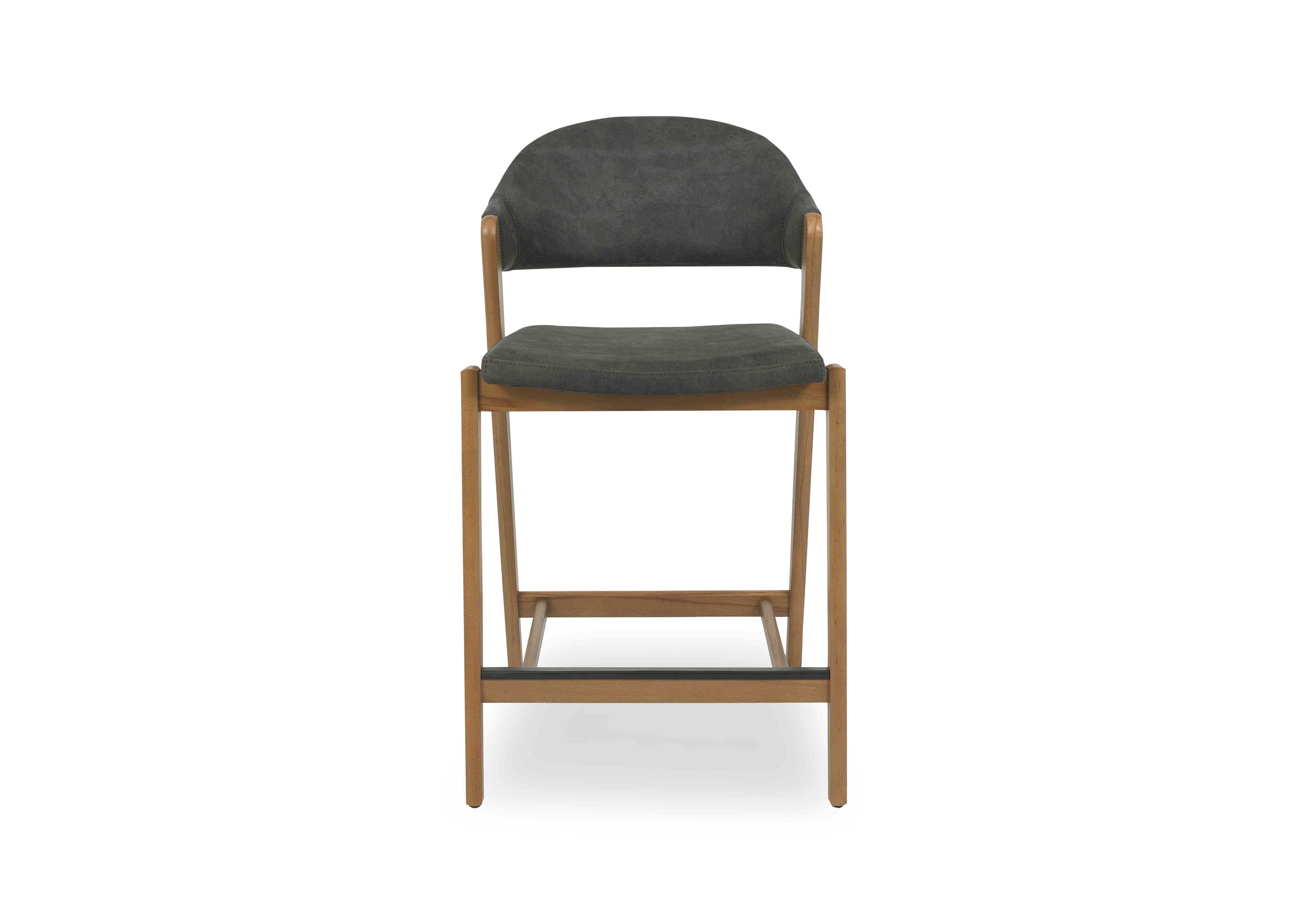 Stratford Bar Stool in Dark Grey on Furniture Village