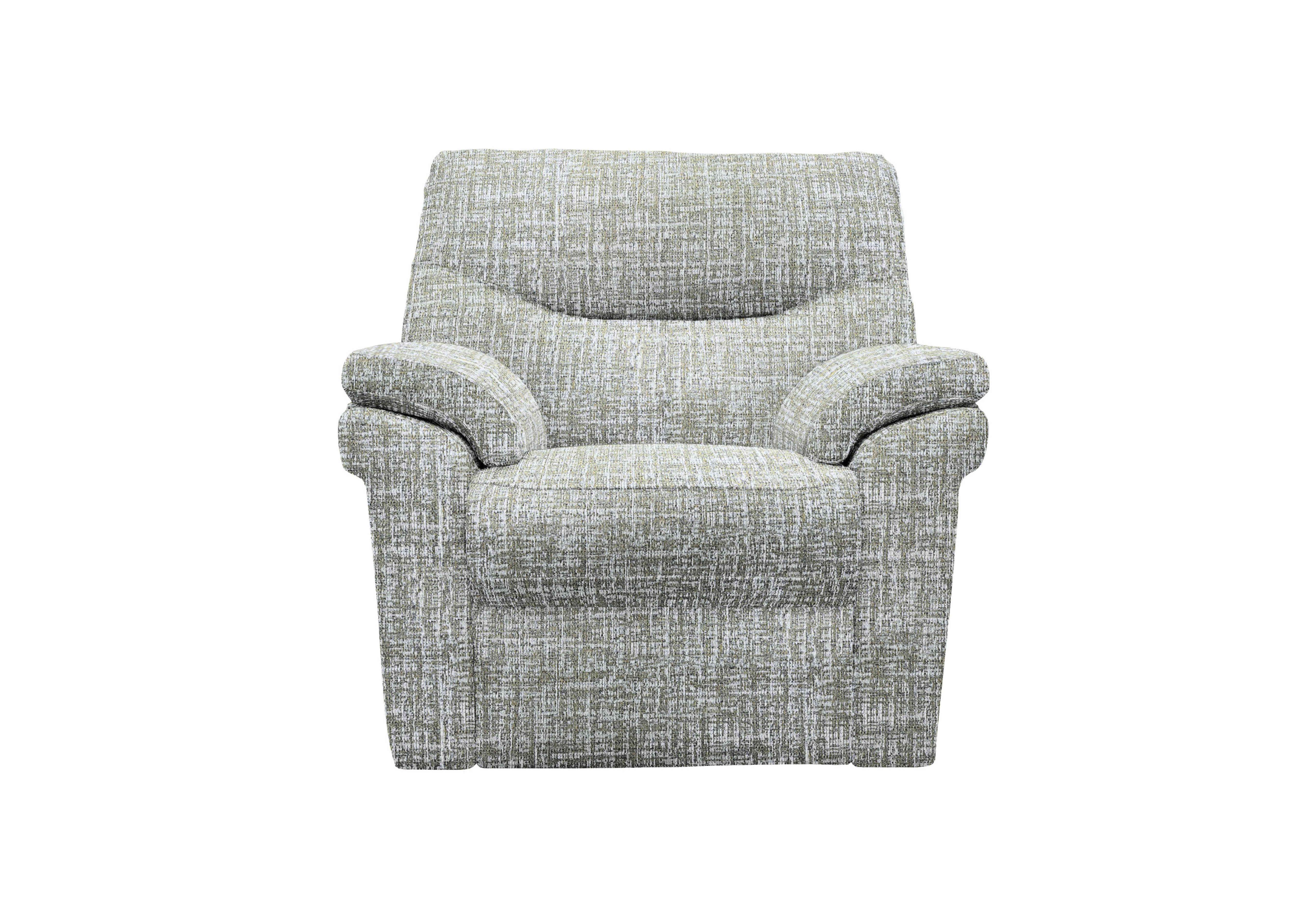 Seattle Fabric Power Recliner Armchair with Power Lumbar and Heated Seat in B102 Shore Oatmeal on Furniture Village