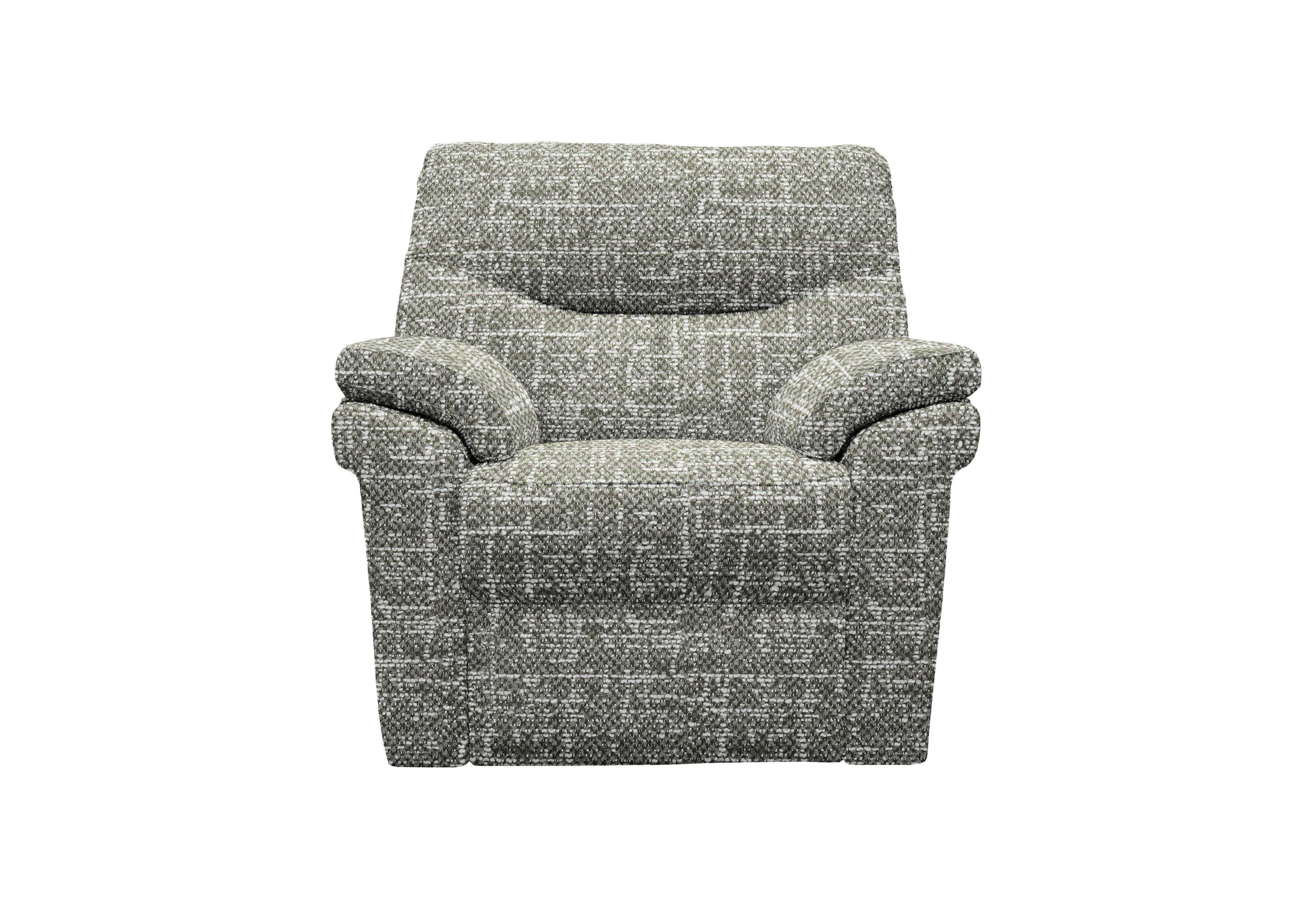 Seattle Fabric Power Recliner Armchair with Power Lumbar and Heated Seat in B293 Valencia Charcoal on Furniture Village