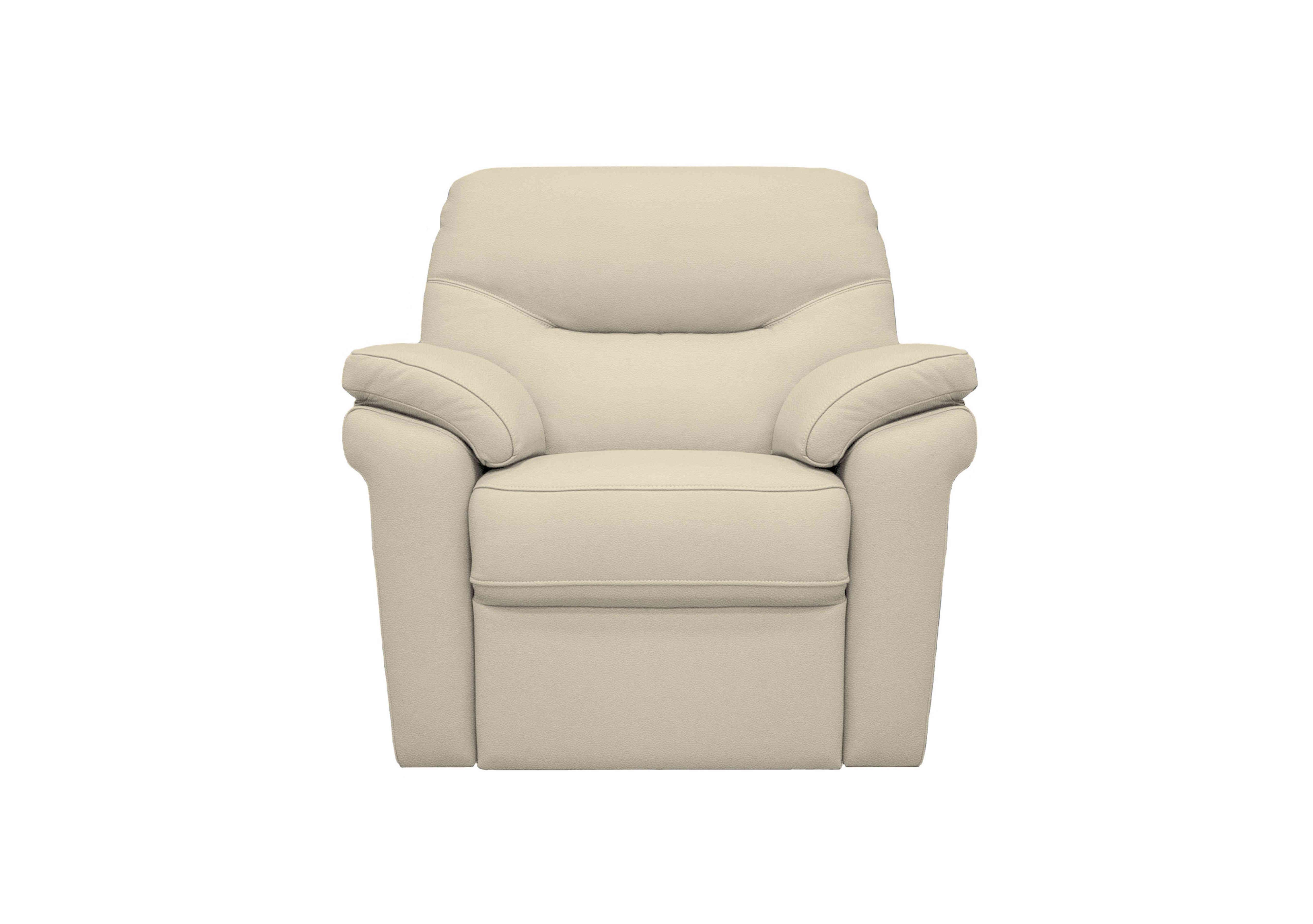 Seattle Leather Power Recliner Armchair with Power Lumbar and Heated Seat in L843 Cambridge Stone on Furniture Village