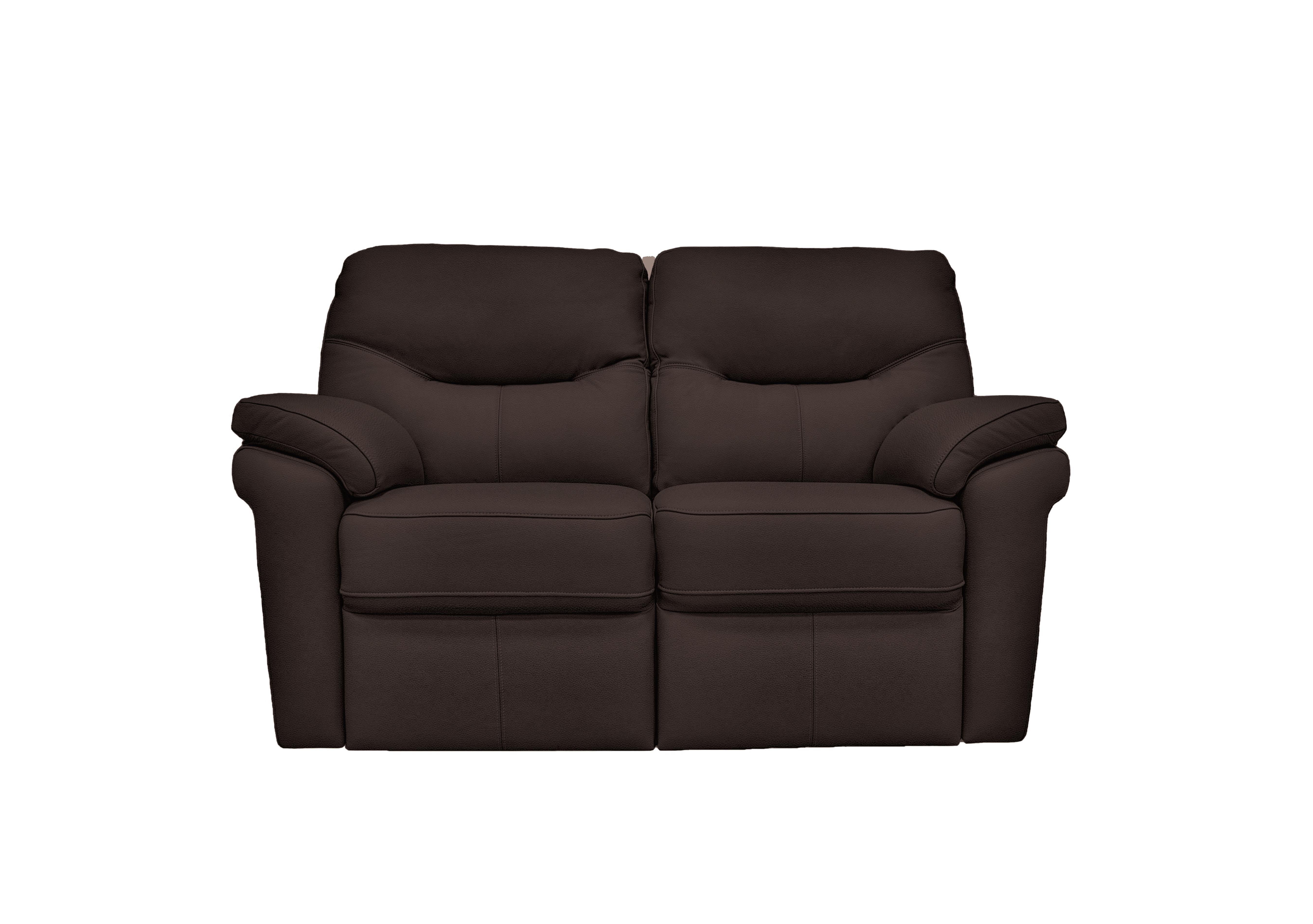Seattle 2 Seater Leather Power Recliner Sofa with Heated Seats in P200 Capri Chocolate on Furniture Village