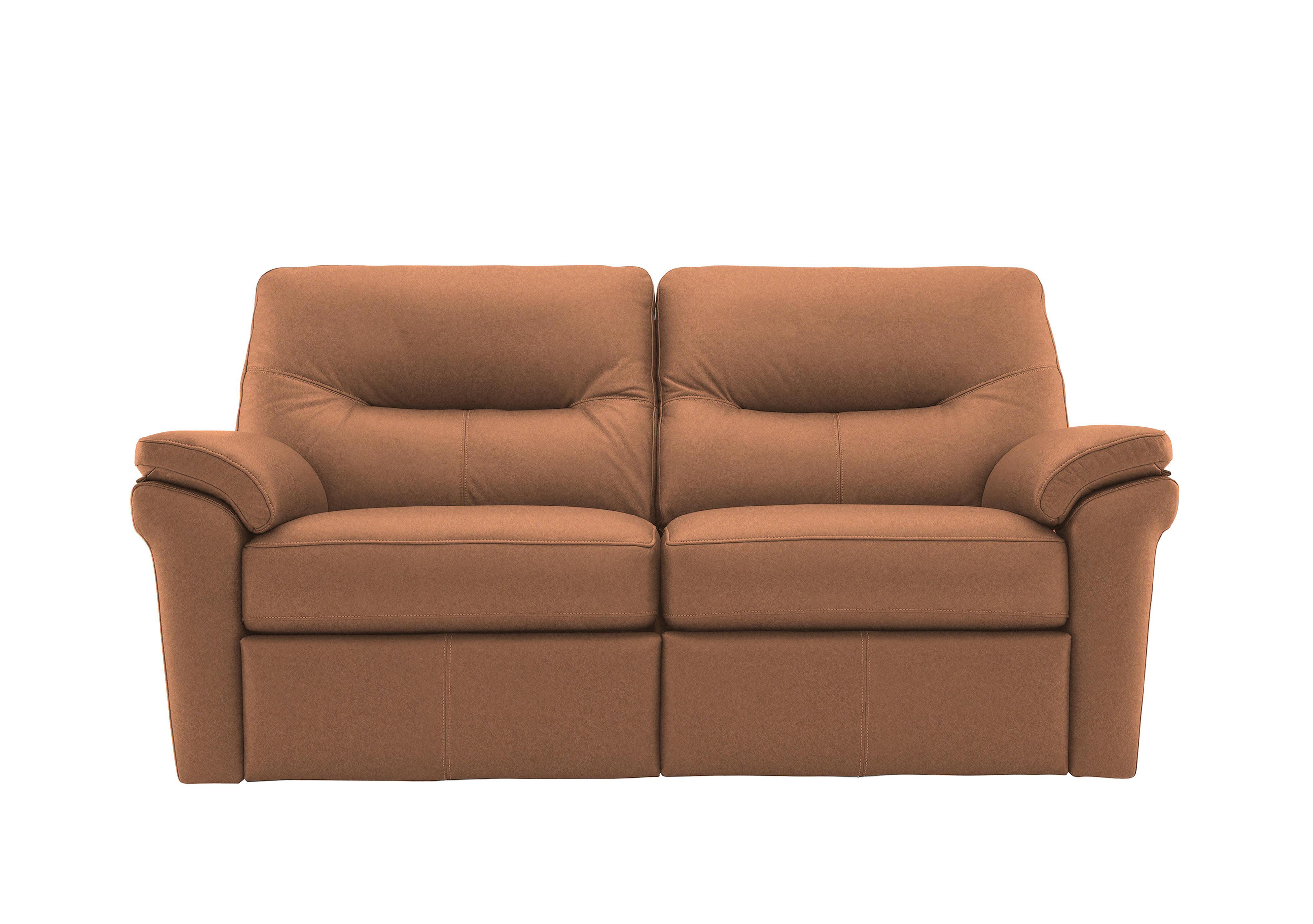 Seattle 2.5 Seater Leather Power Recliner Sofa with Heated Seats in N001 Texas Tan on Furniture Village