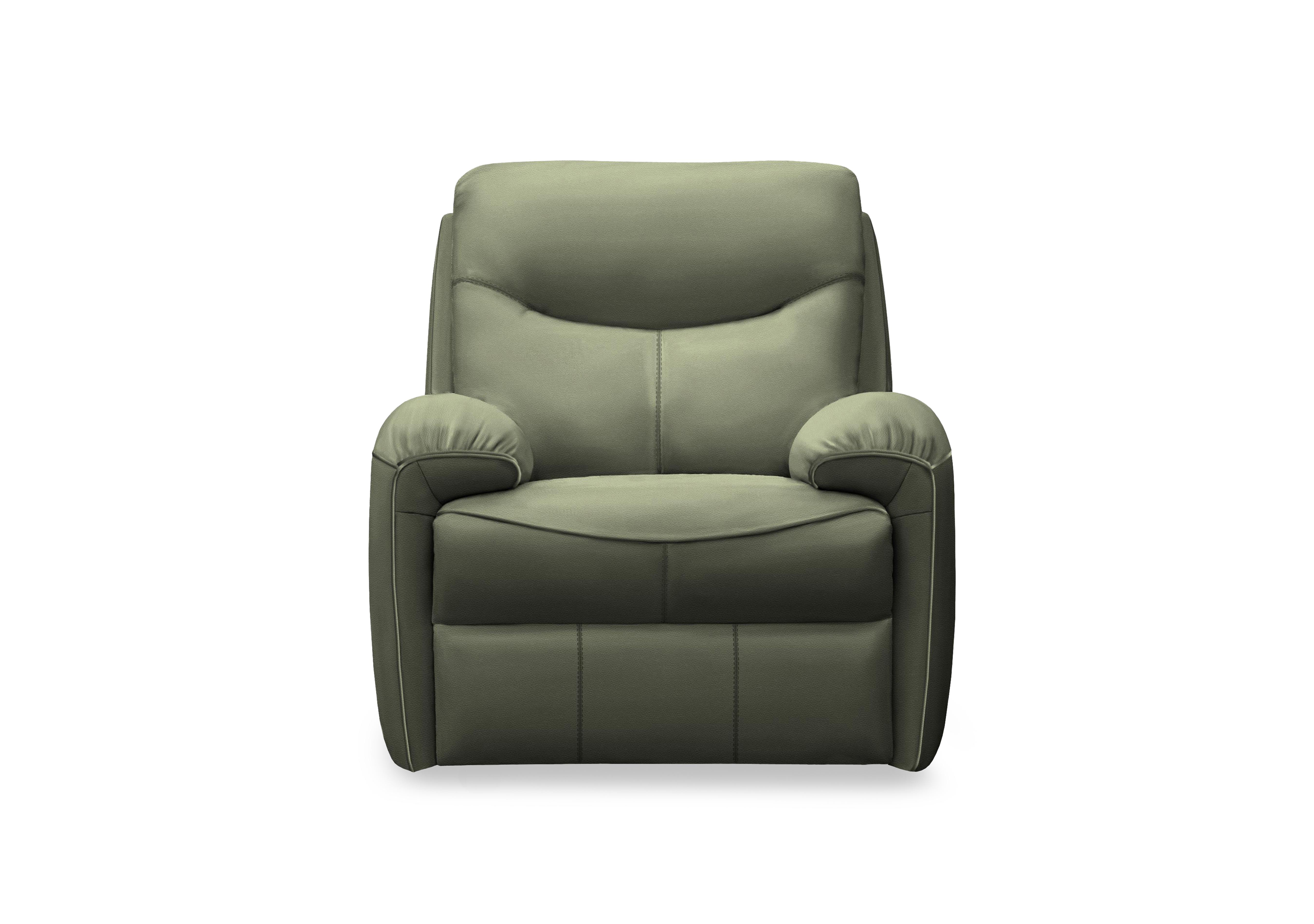Amesbury Leather Armchair in H012 Durham Olive on Furniture Village