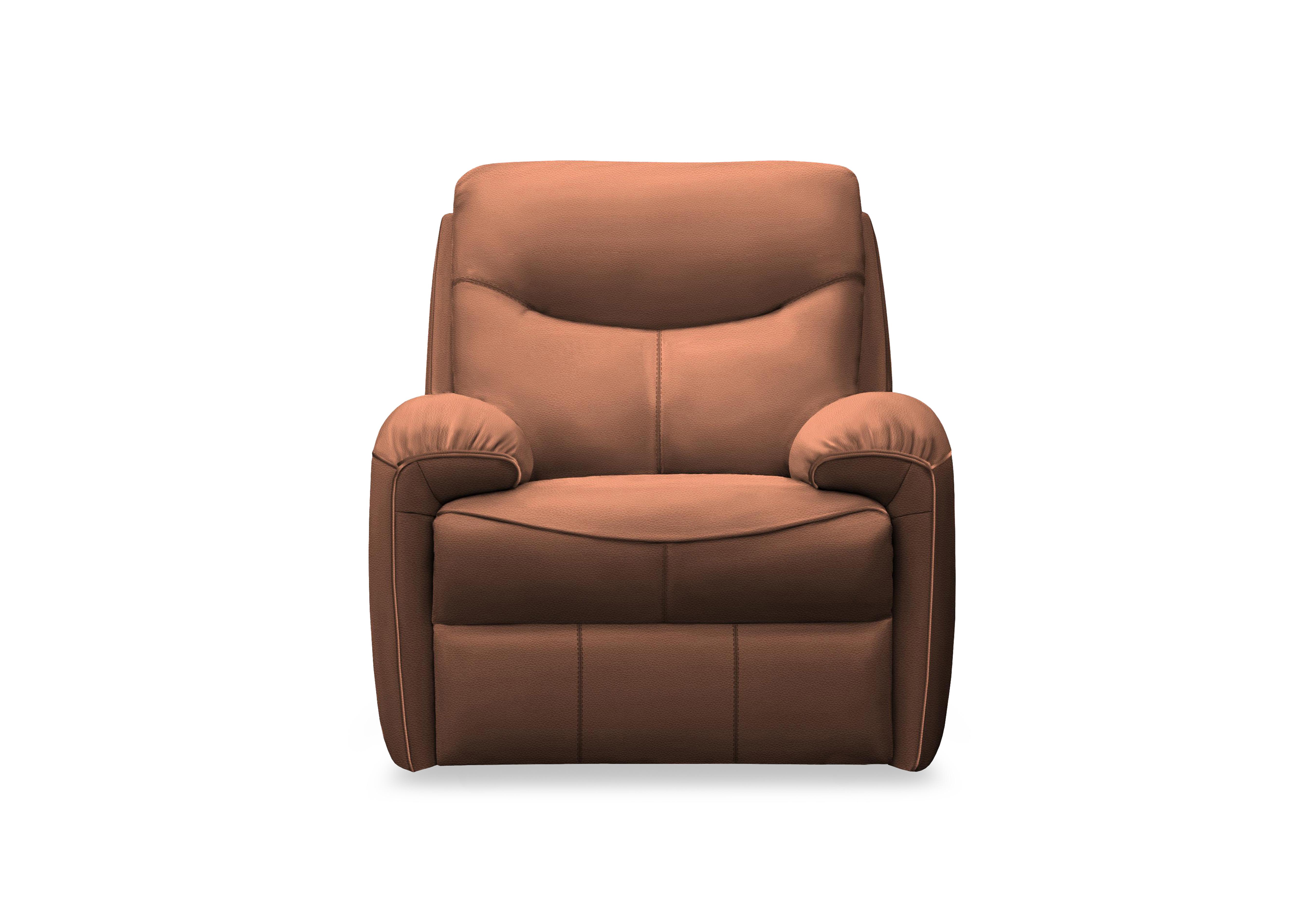 Amesbury Leather Armchair in L848 Cambridge Conker on Furniture Village