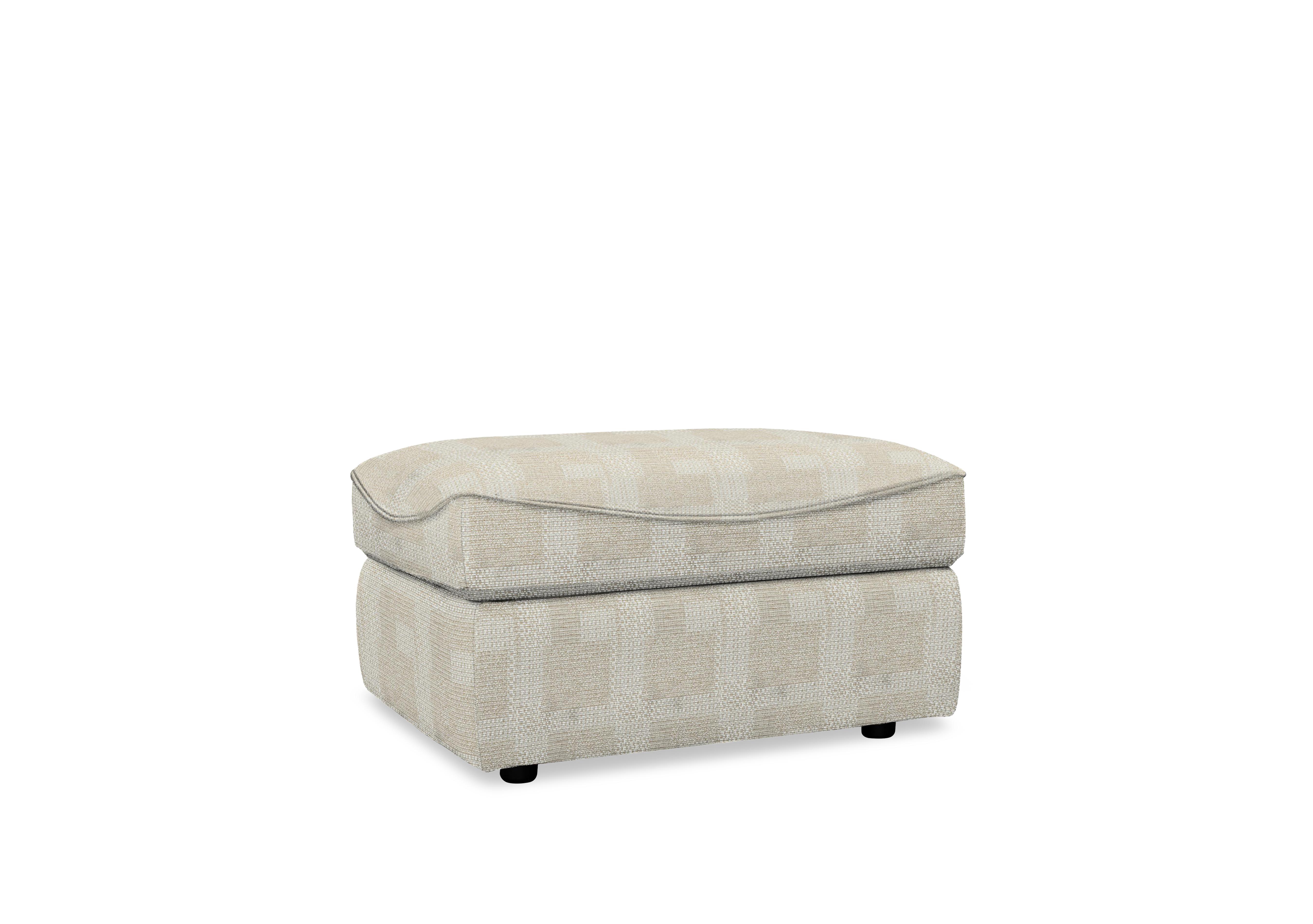 Amesbury Fabric Storage Footstool in A801 Faro Mist on Furniture Village